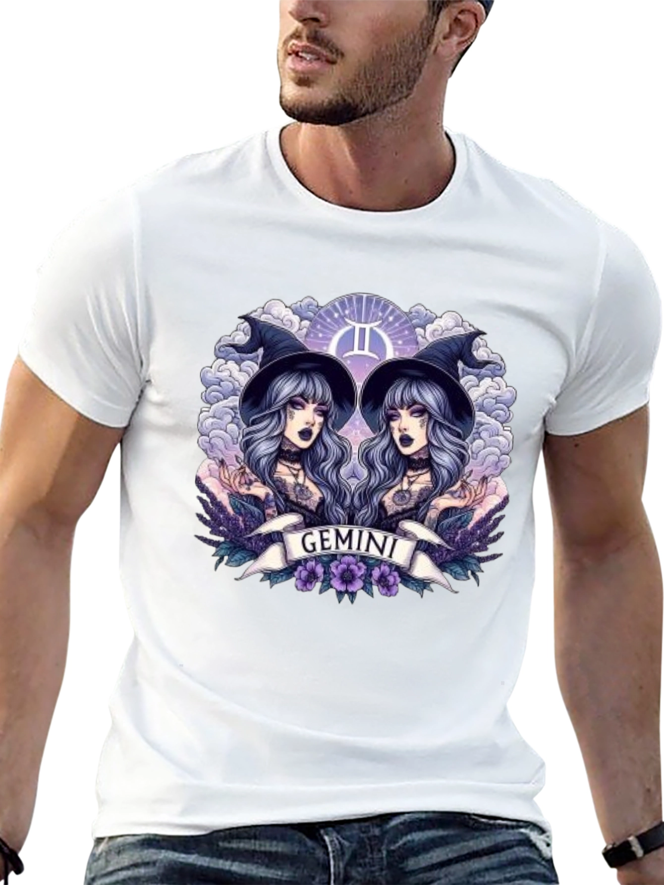 Gemini Zodiac Graphic T-Shirt