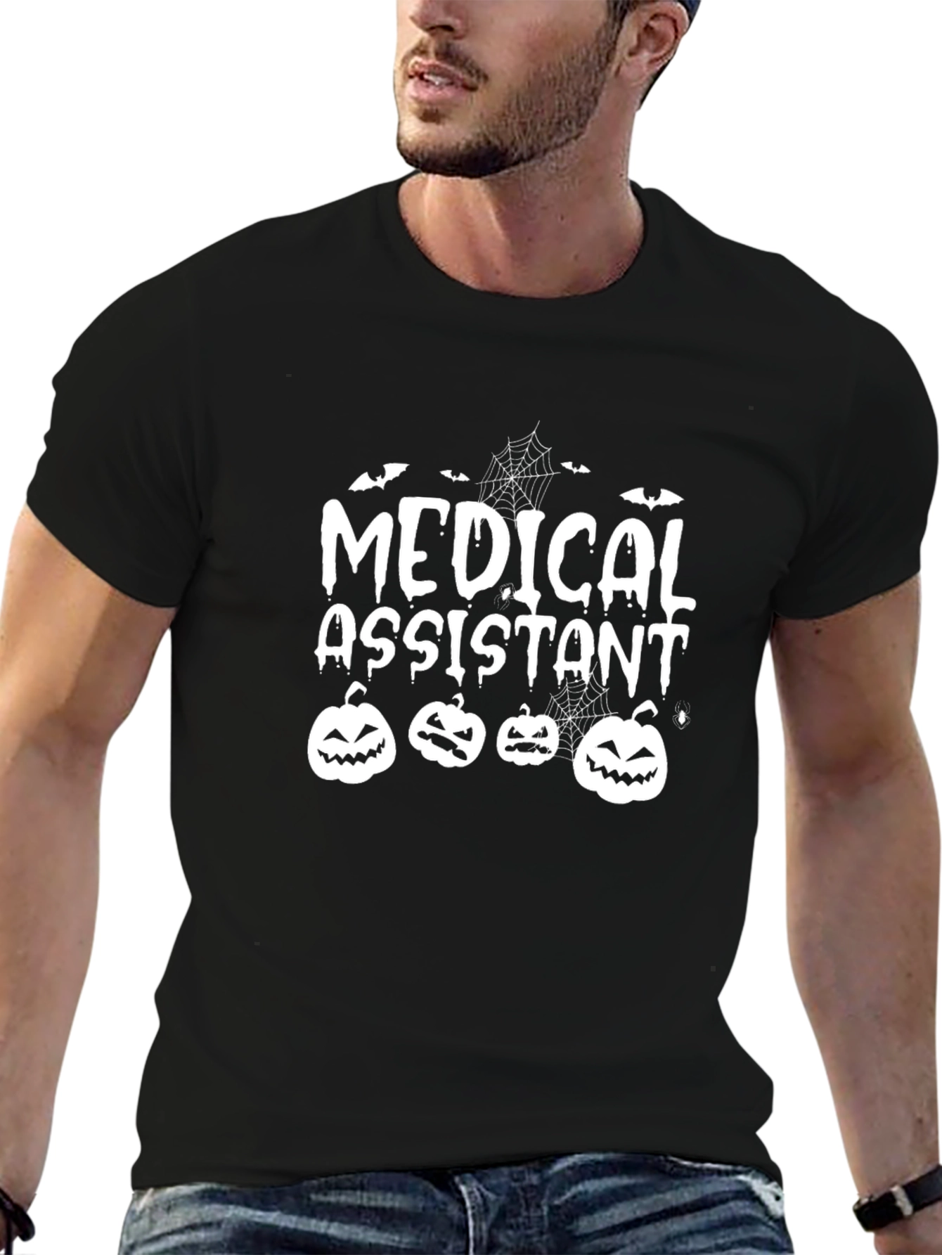 Medical Assistant Halloween Pumpkin T-Shirt