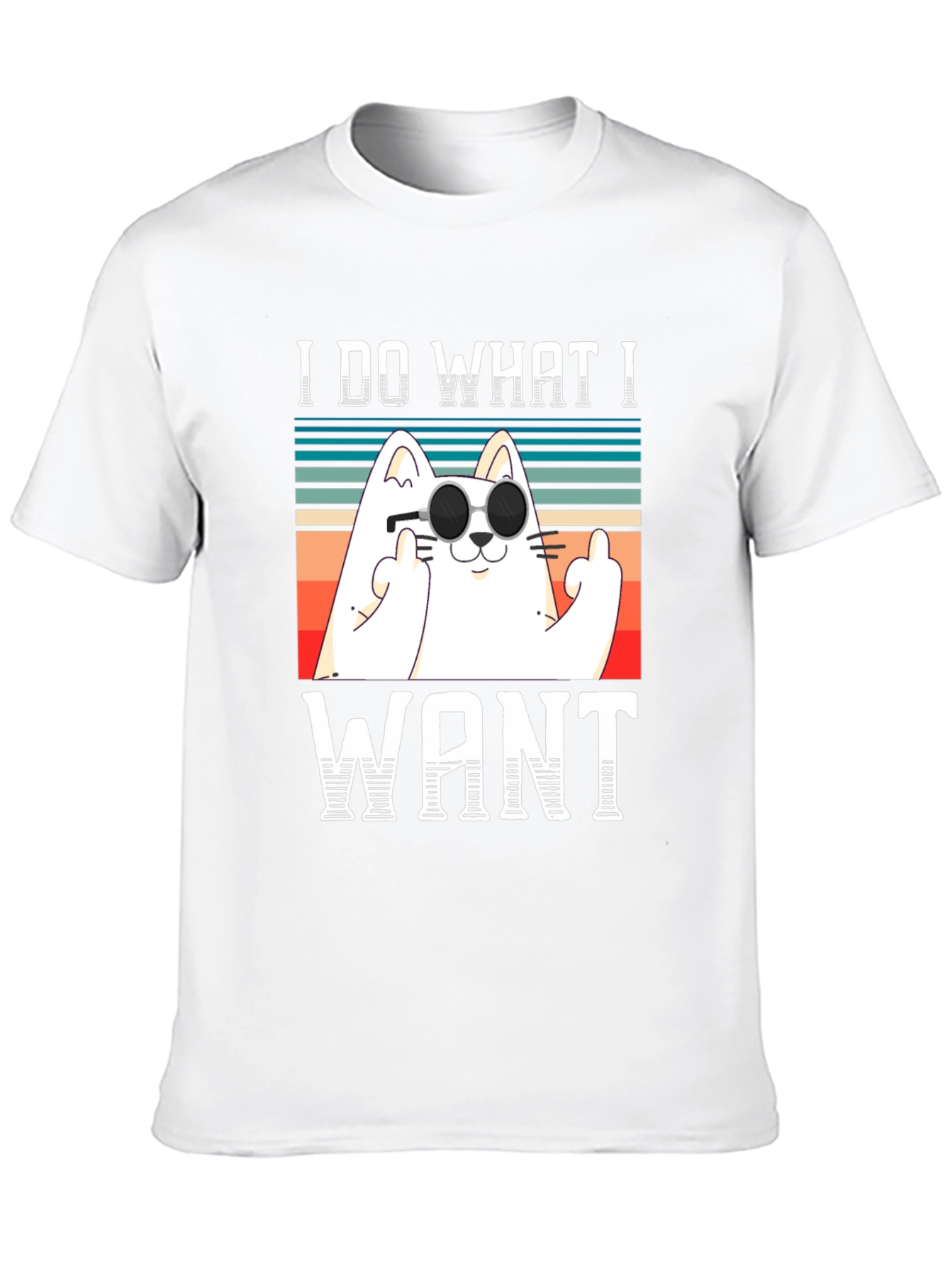 I Do What I Want Funny Cat T-Shirt