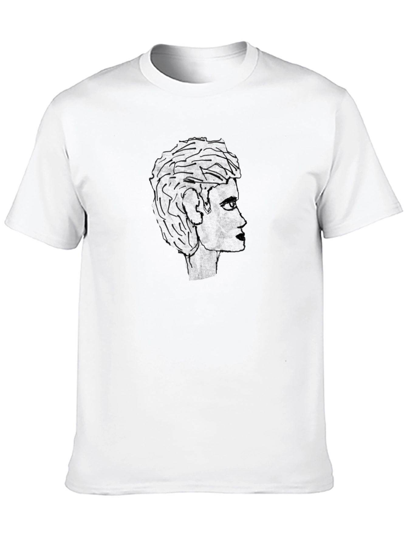 Minimalist Woman Portrait T-Shirt