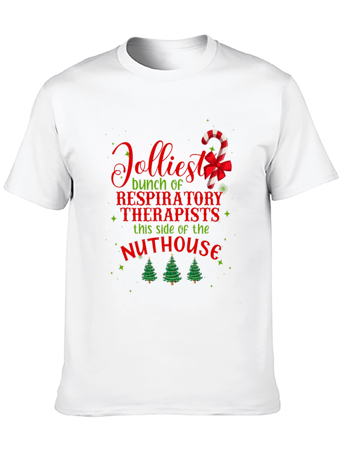 Jolliest Respiratory Therapist Christmas T-Shirt