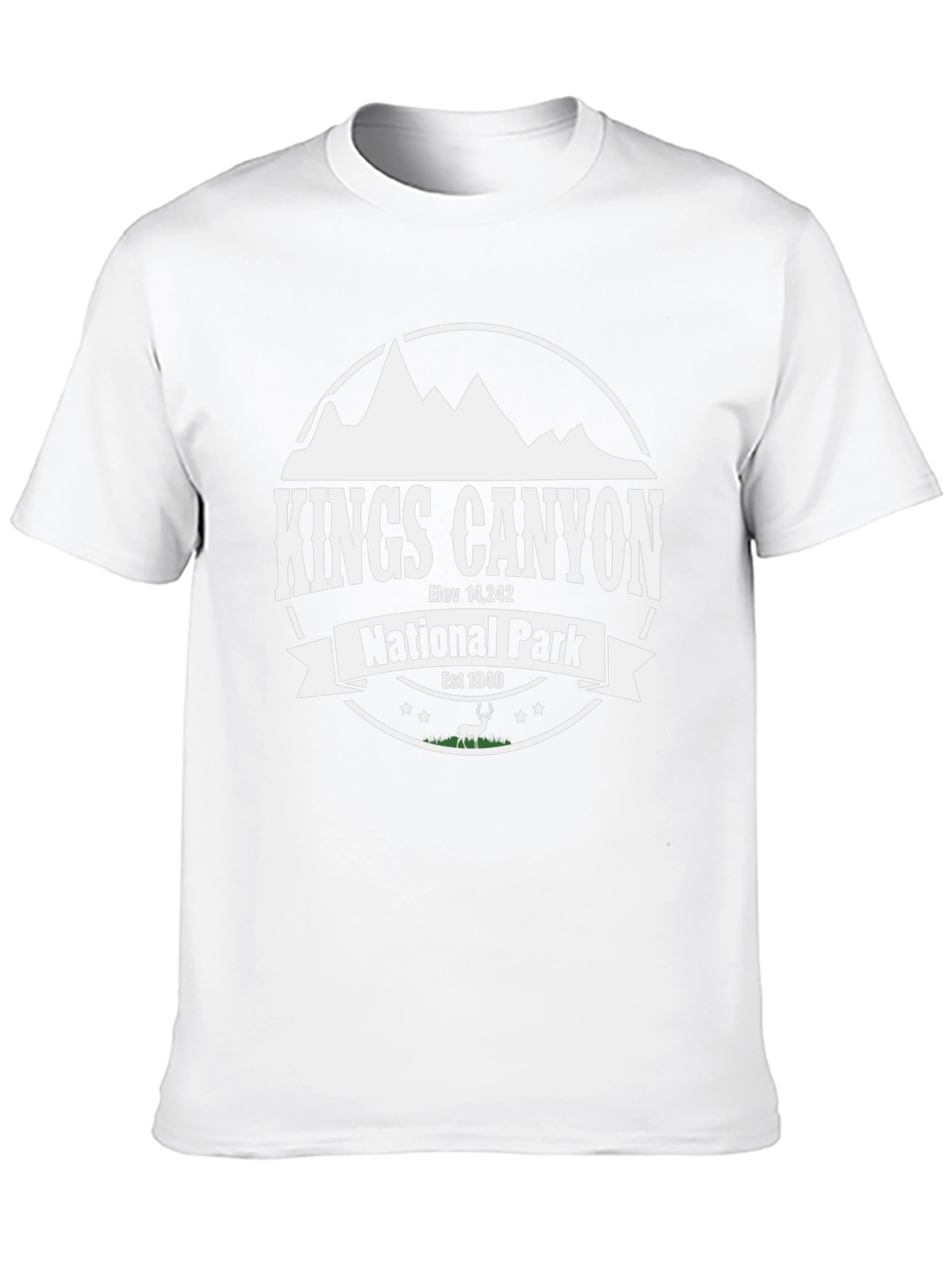 Kings Canyon National Park T-Shirt - Black
