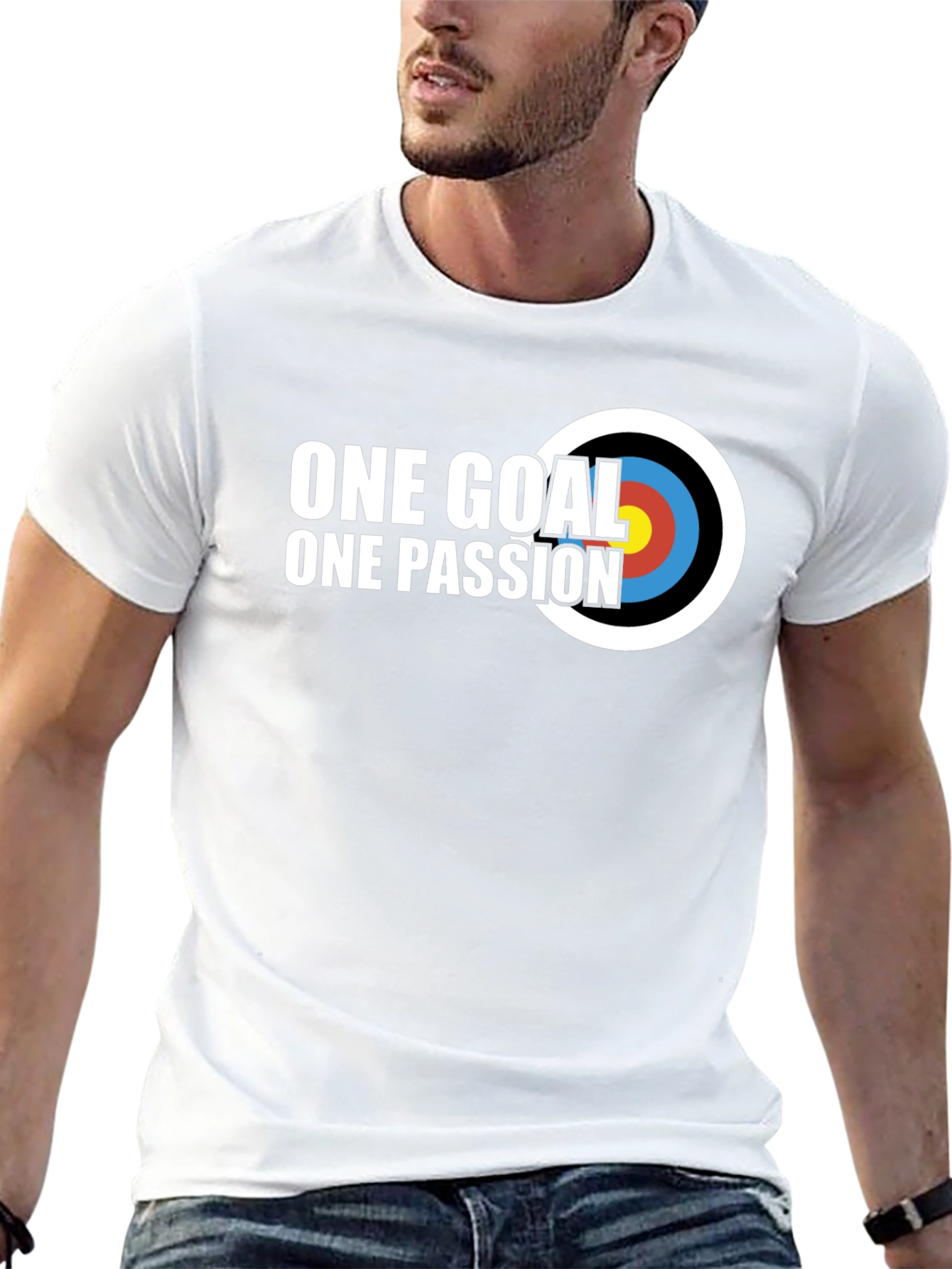 One Goal One Passion T-Shirt Archery Target