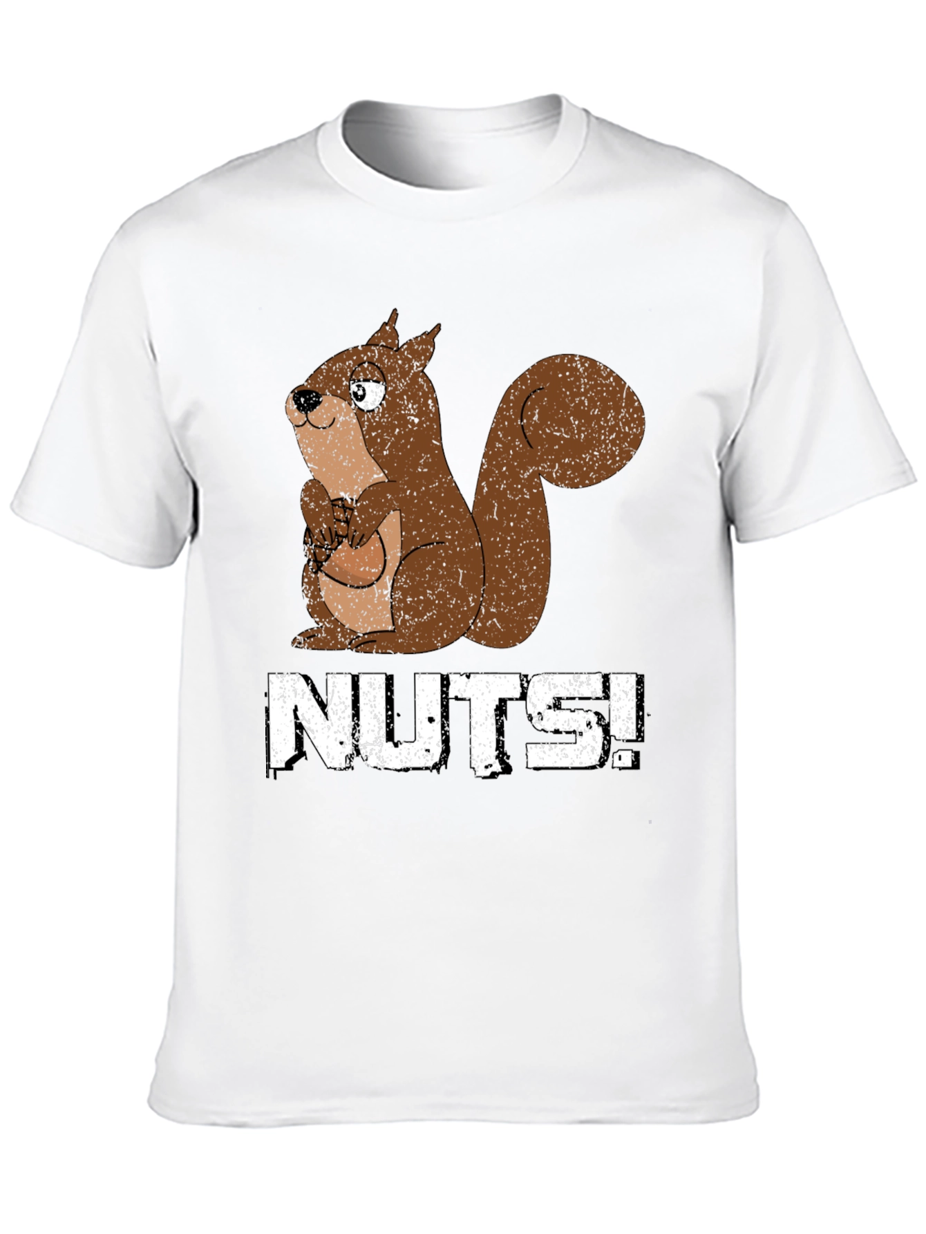 Nuts! Squirrel Graphic Tee - Black