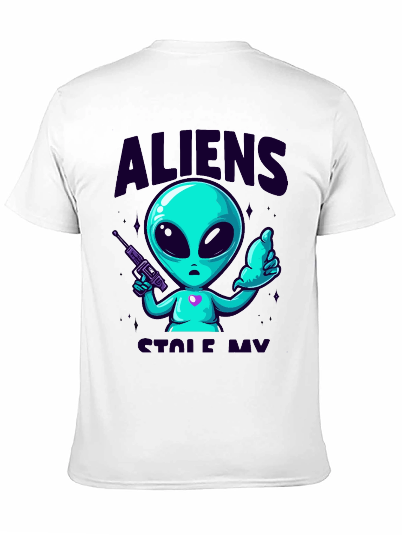 Alien Graphic Tee - Space Invasion Style
