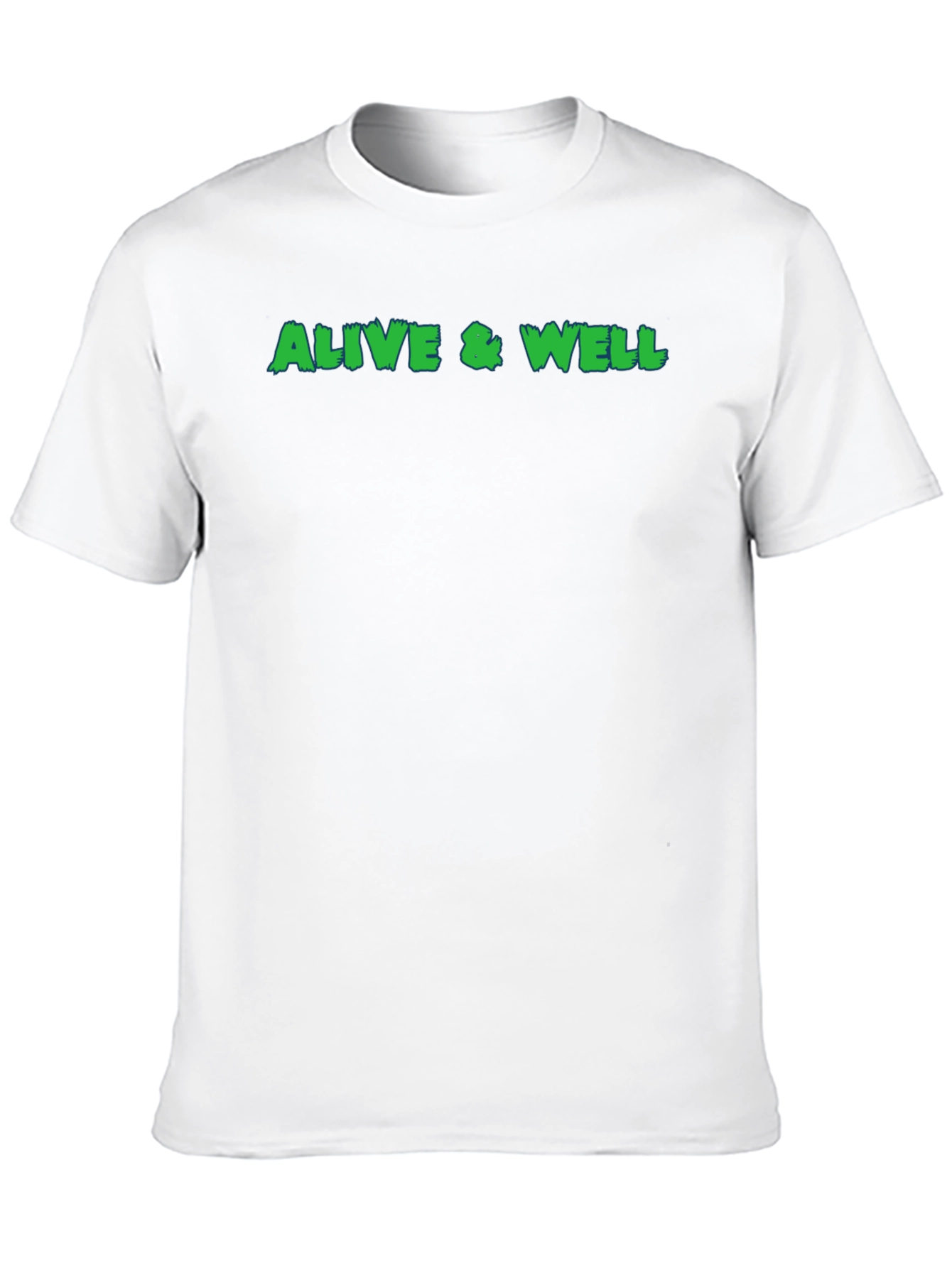 Alive & Well Graphic Tee - Black Cotton T-Shirt