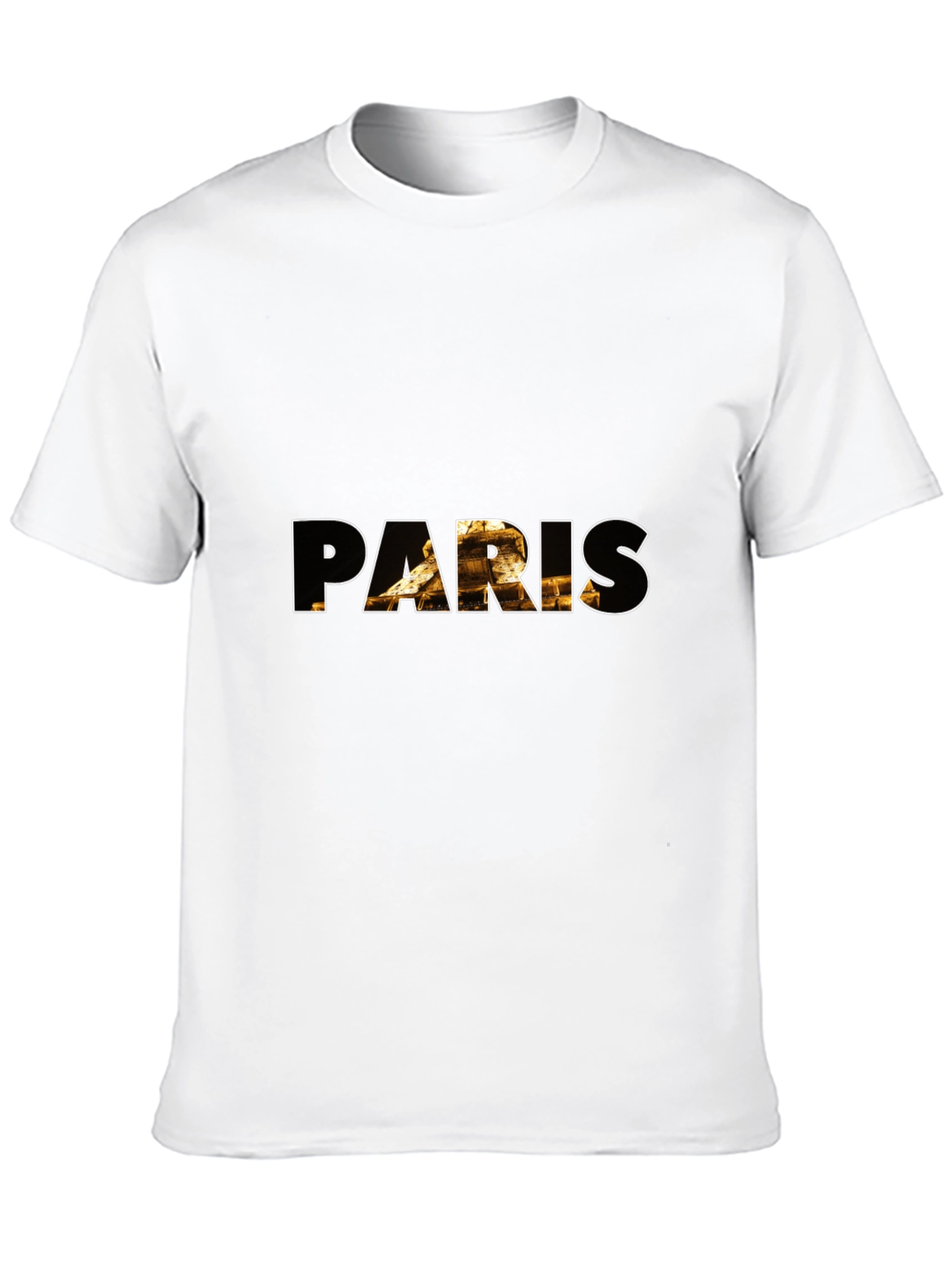 Paris Graphic Tee - Black Cotton Blend