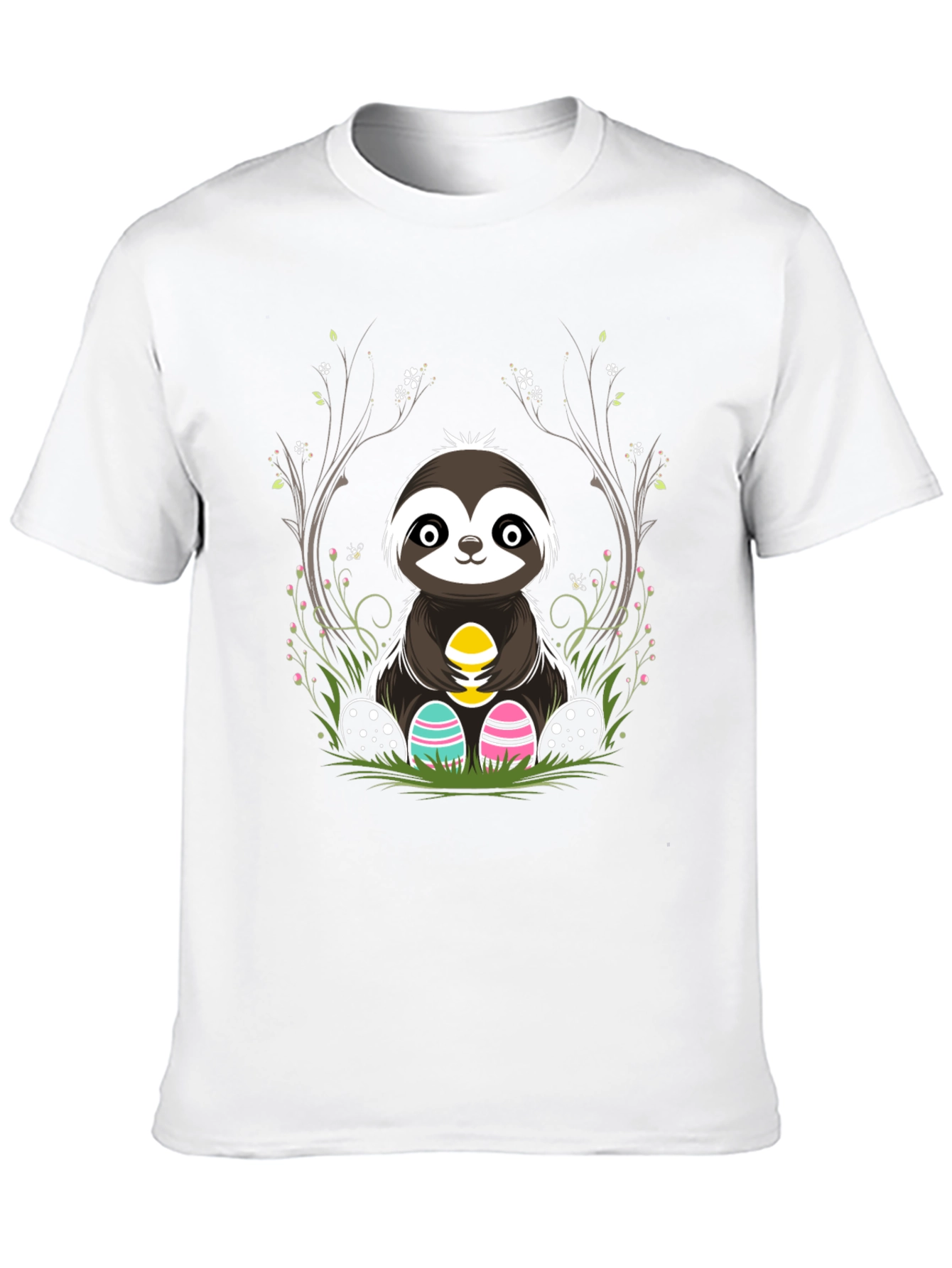 Cute Sloth Easter Egg T-Shirt