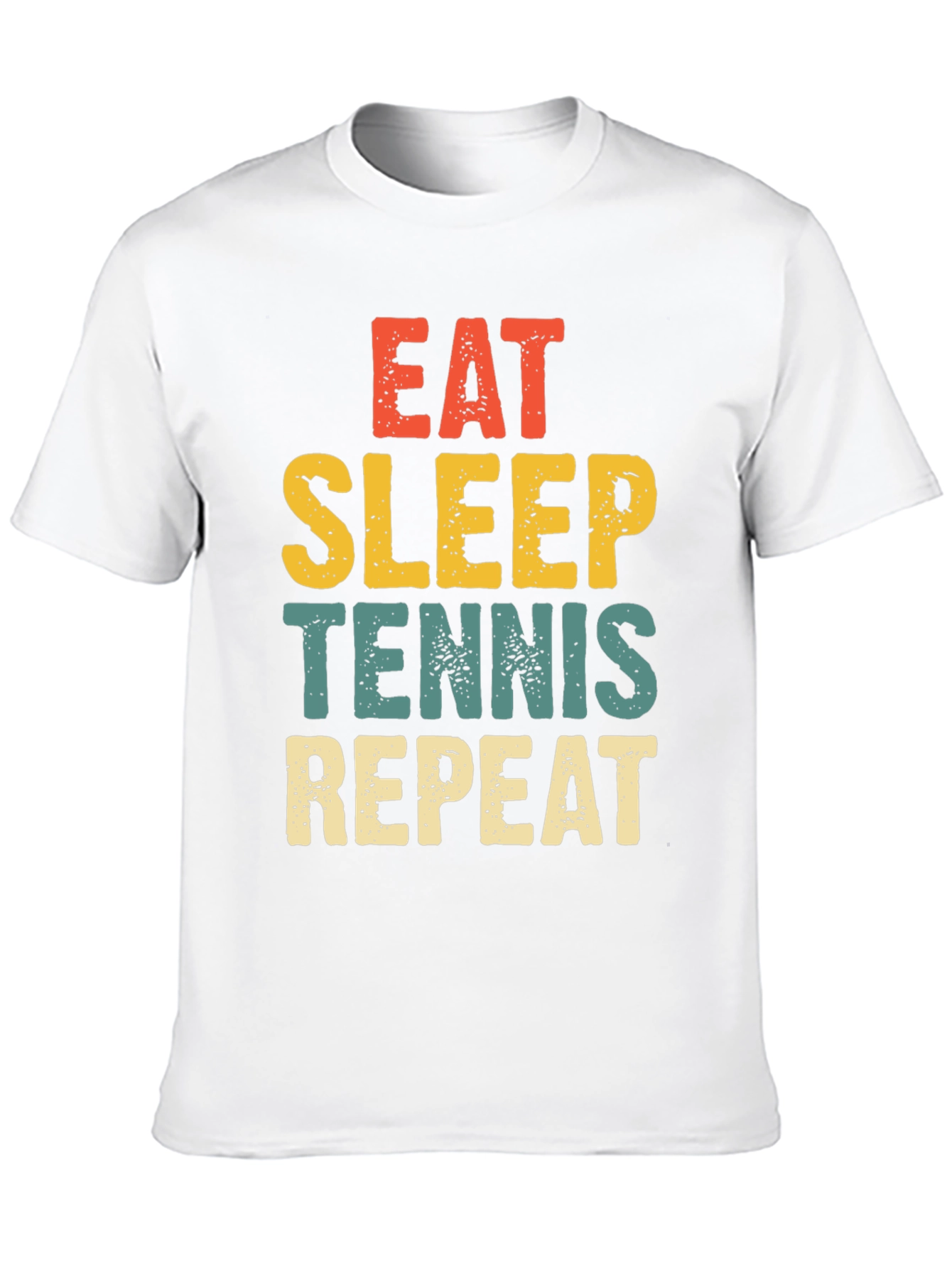 Eat Sleep Tennis Repeat Graphic T-Shirt