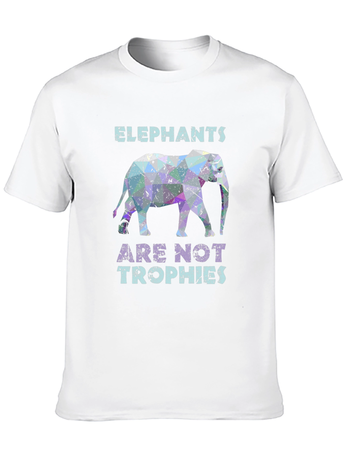 Elephant Graphic T-Shirt - Elephants Are Not Trophies