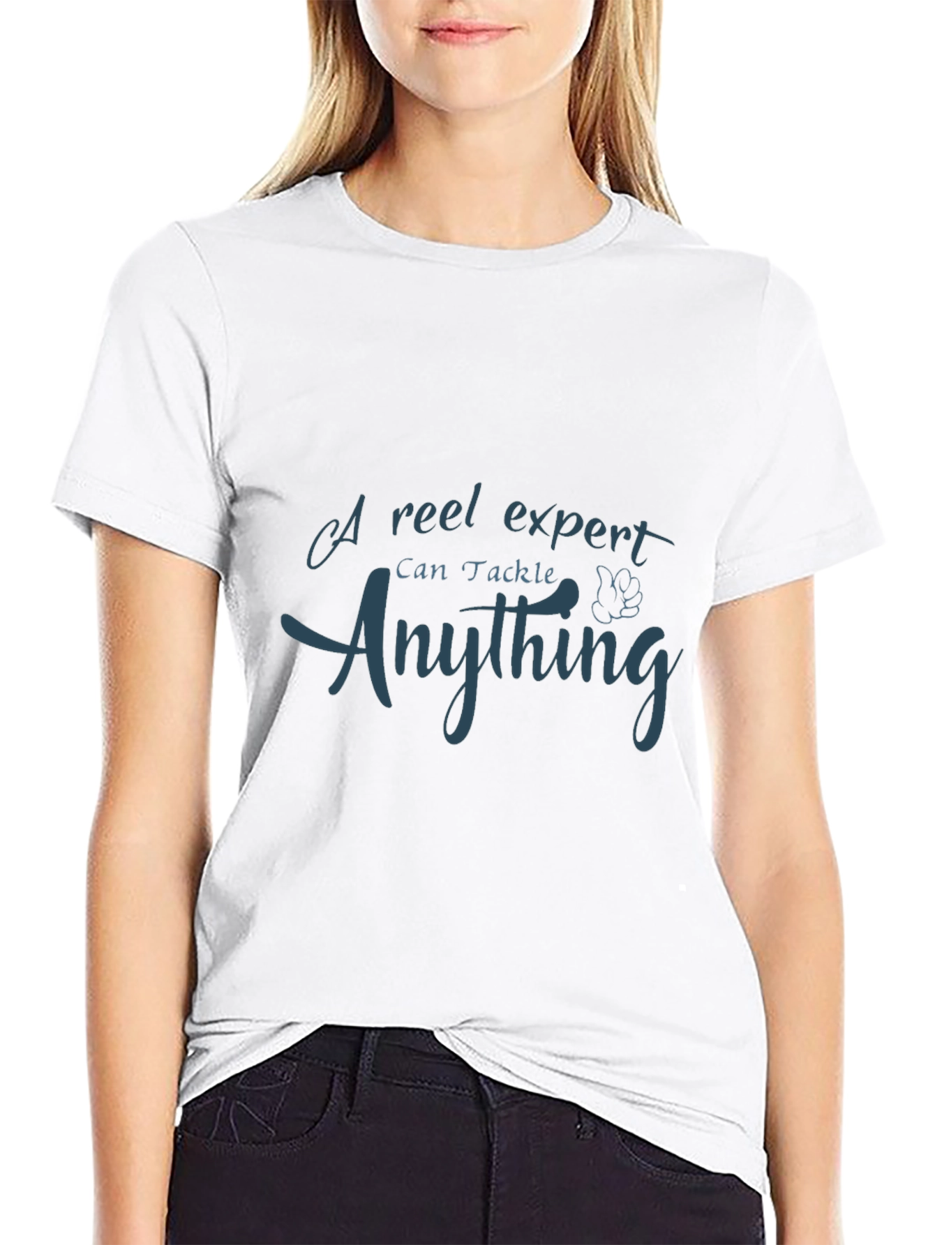Expert Angler Tee - Reel Expert Can Tackle Anything