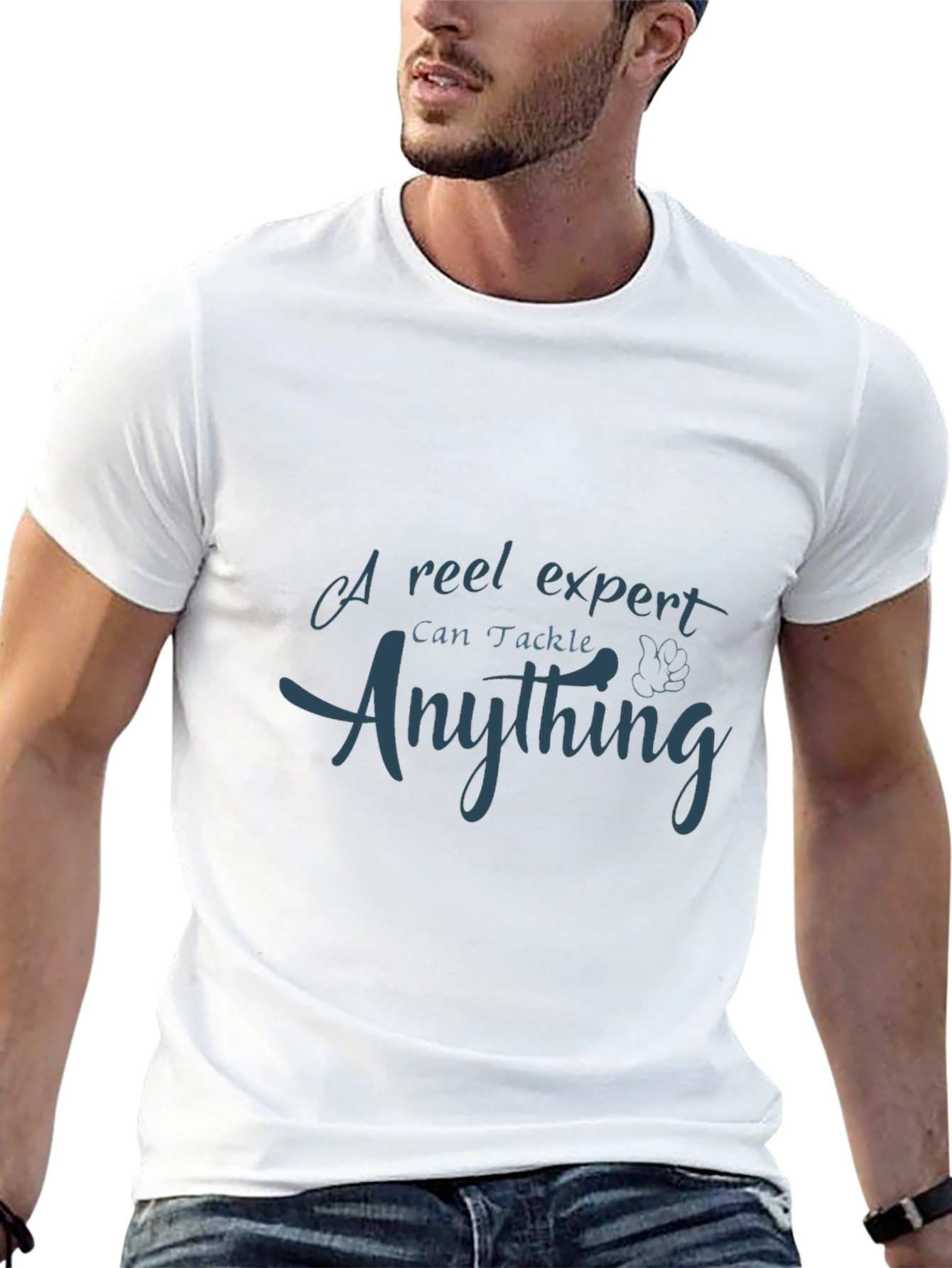 Expert Angler Tee - Reel Expert Can Tackle Anything