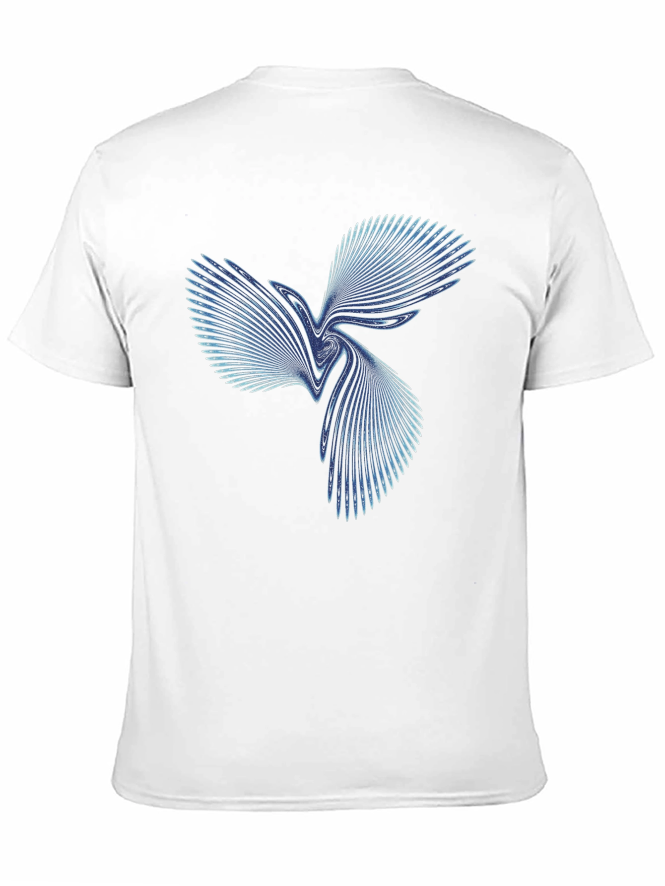 Abstract Swirl Graphic Tee - Stylish Black T-Shirt
