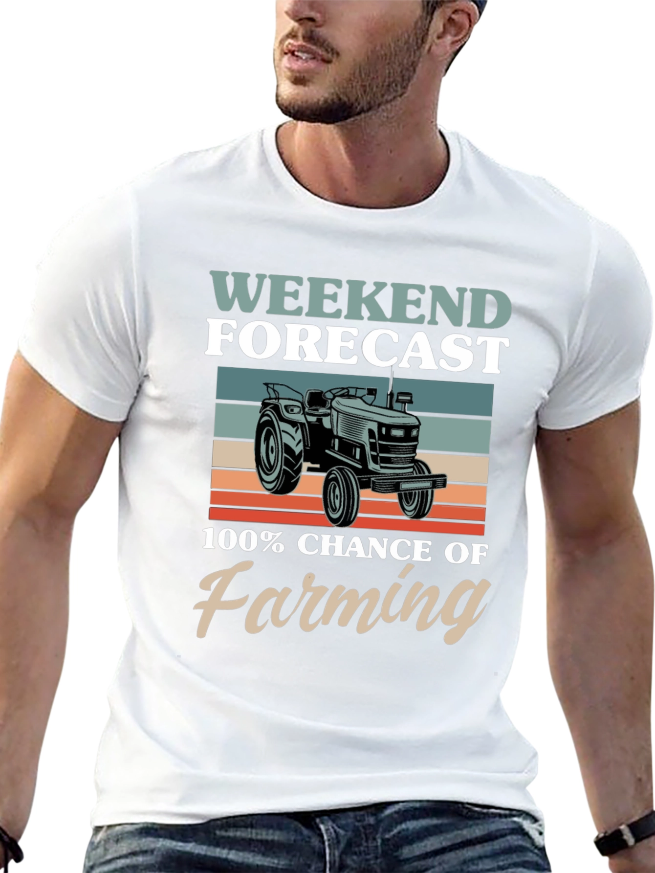 Weekend Forecast: 100% Chance of Farming T-Shirt