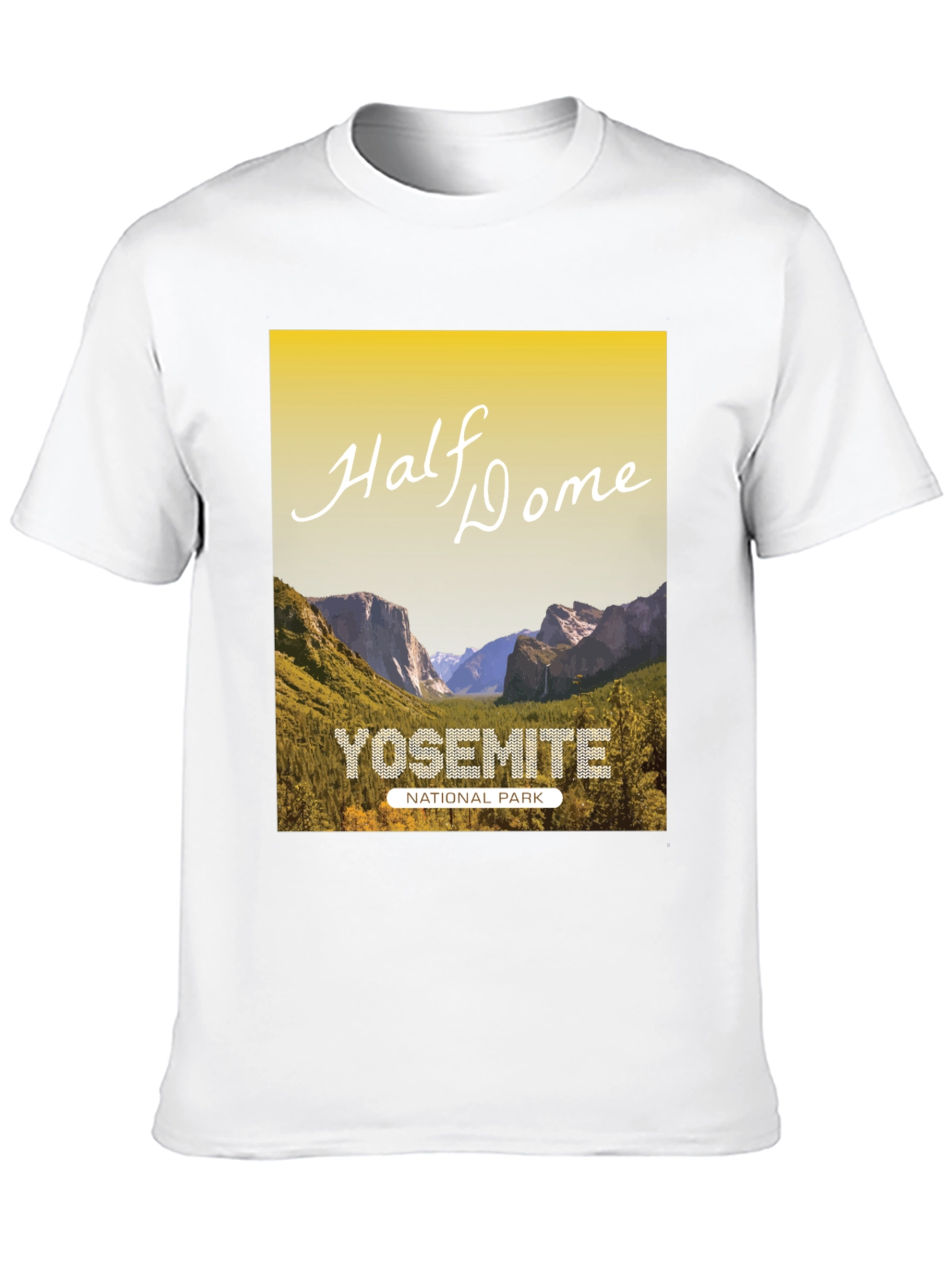 Yosemite Half Dome National Park Graphic Tee