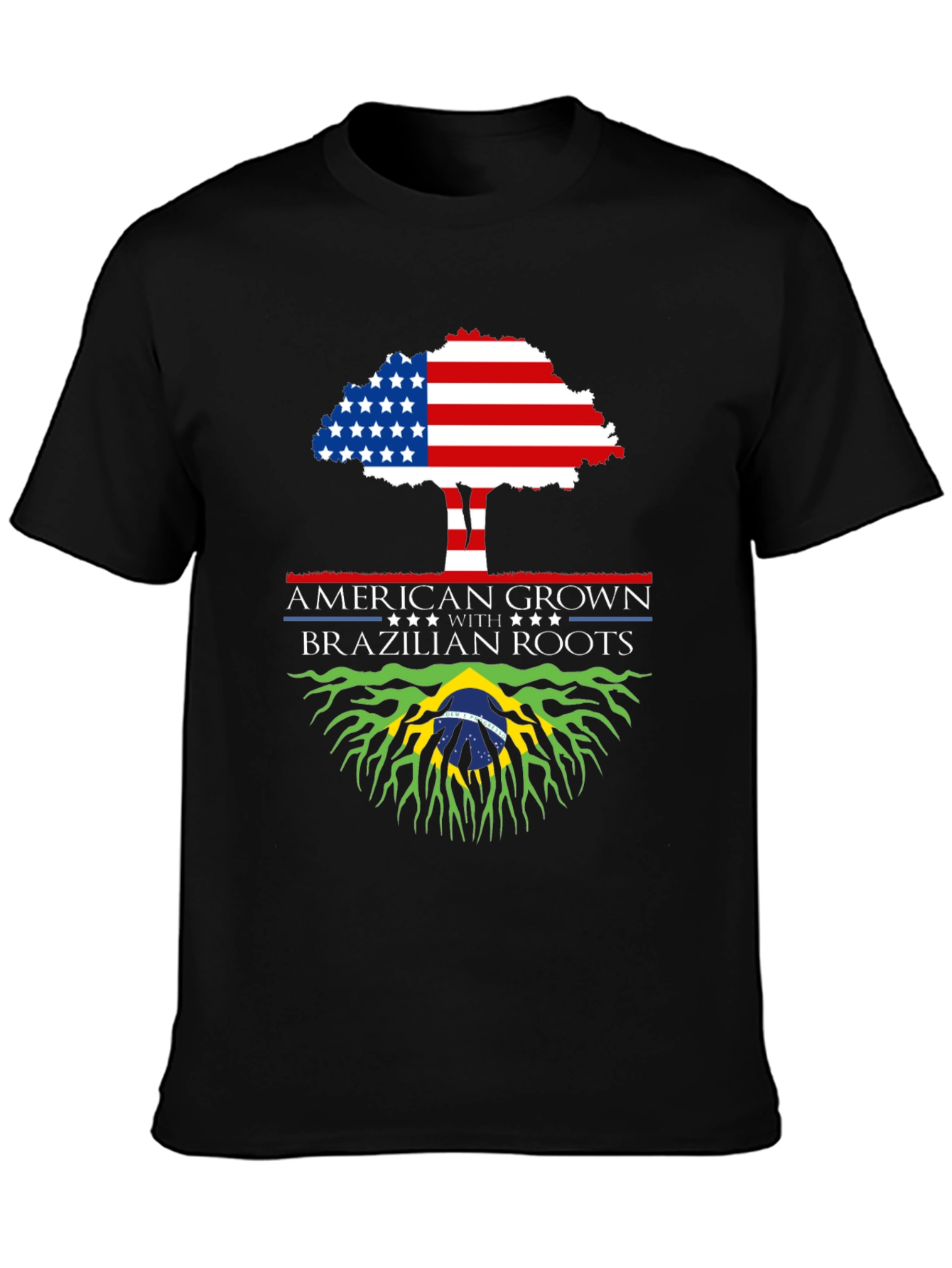 American Grown with Brazilian Roots T-Shirt