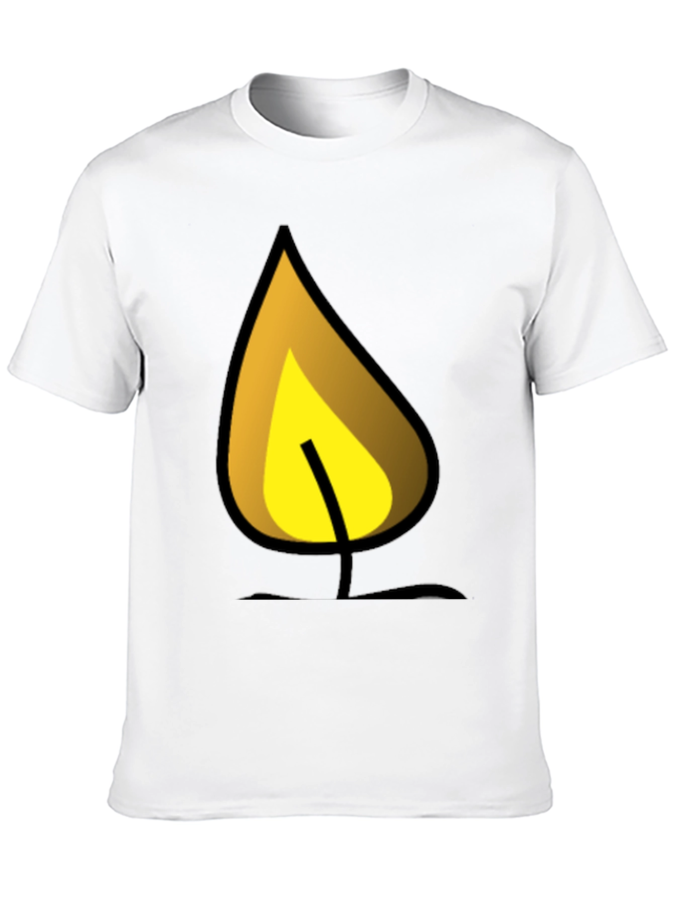 Leaf Graphic Black Tee