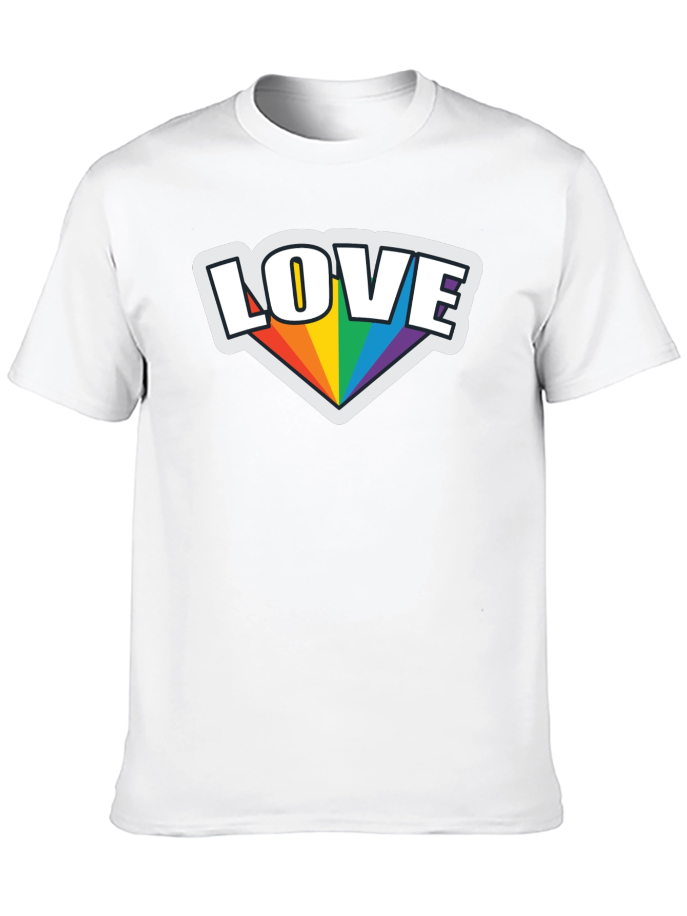 Love Rainbow Pride Graphic T-Shirt