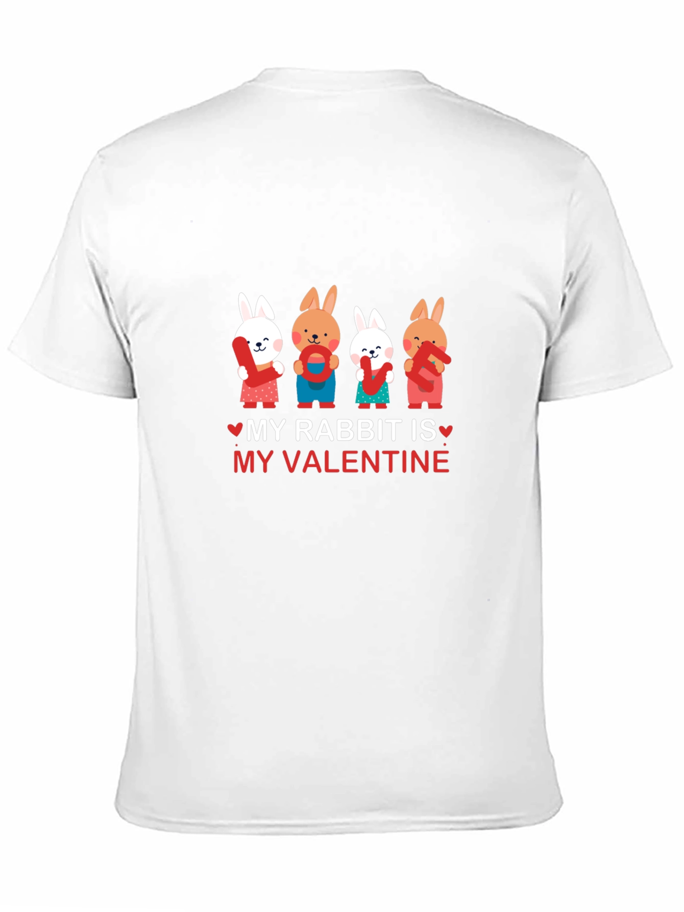 My Rabbit is My Valentine Graphic Tee