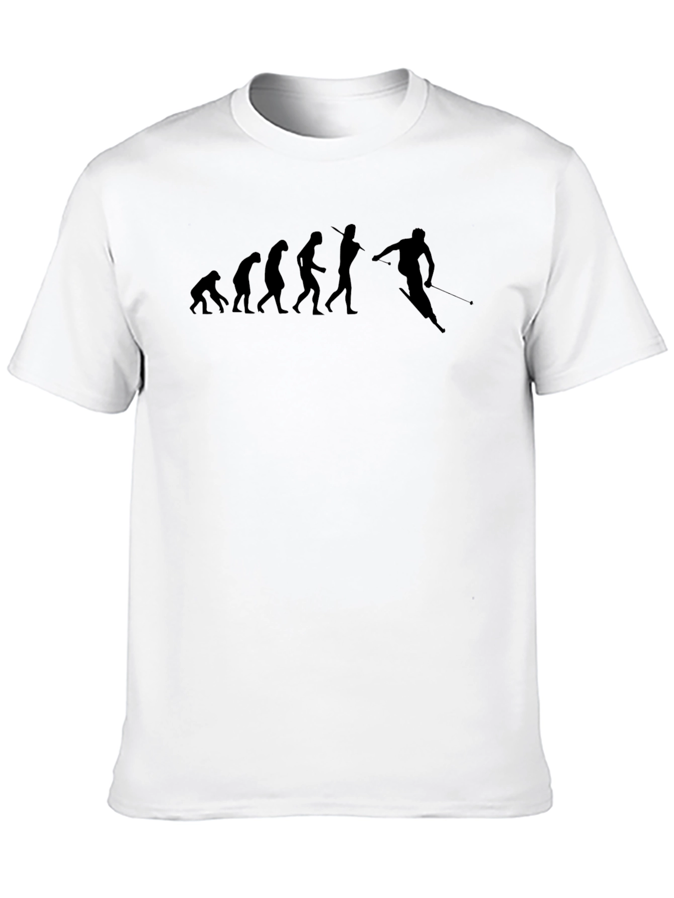 Ski Evolution T-Shirt - Funny Skiing Tee