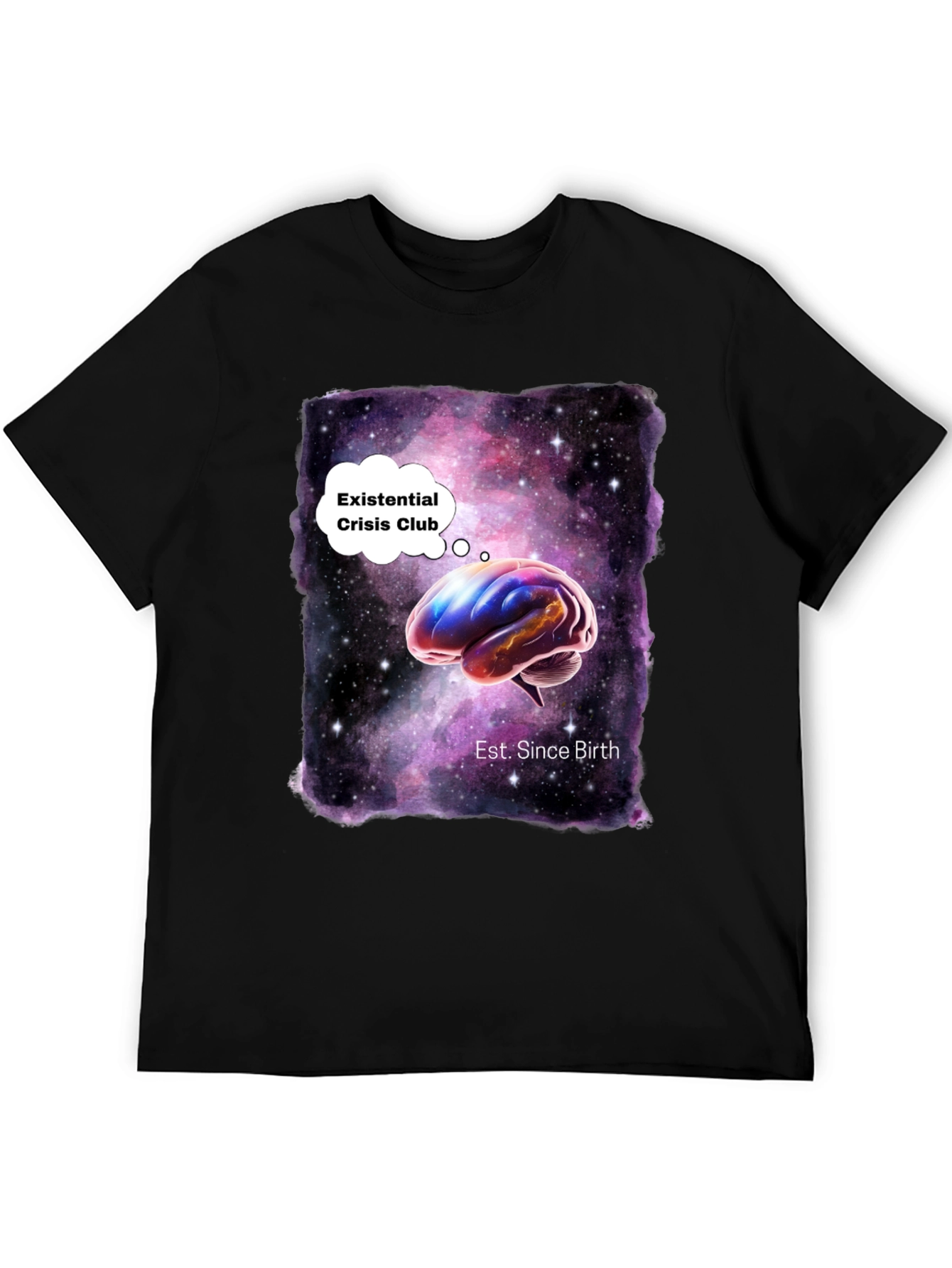 Existential Crisis Club Galaxy Brain T-Shirt