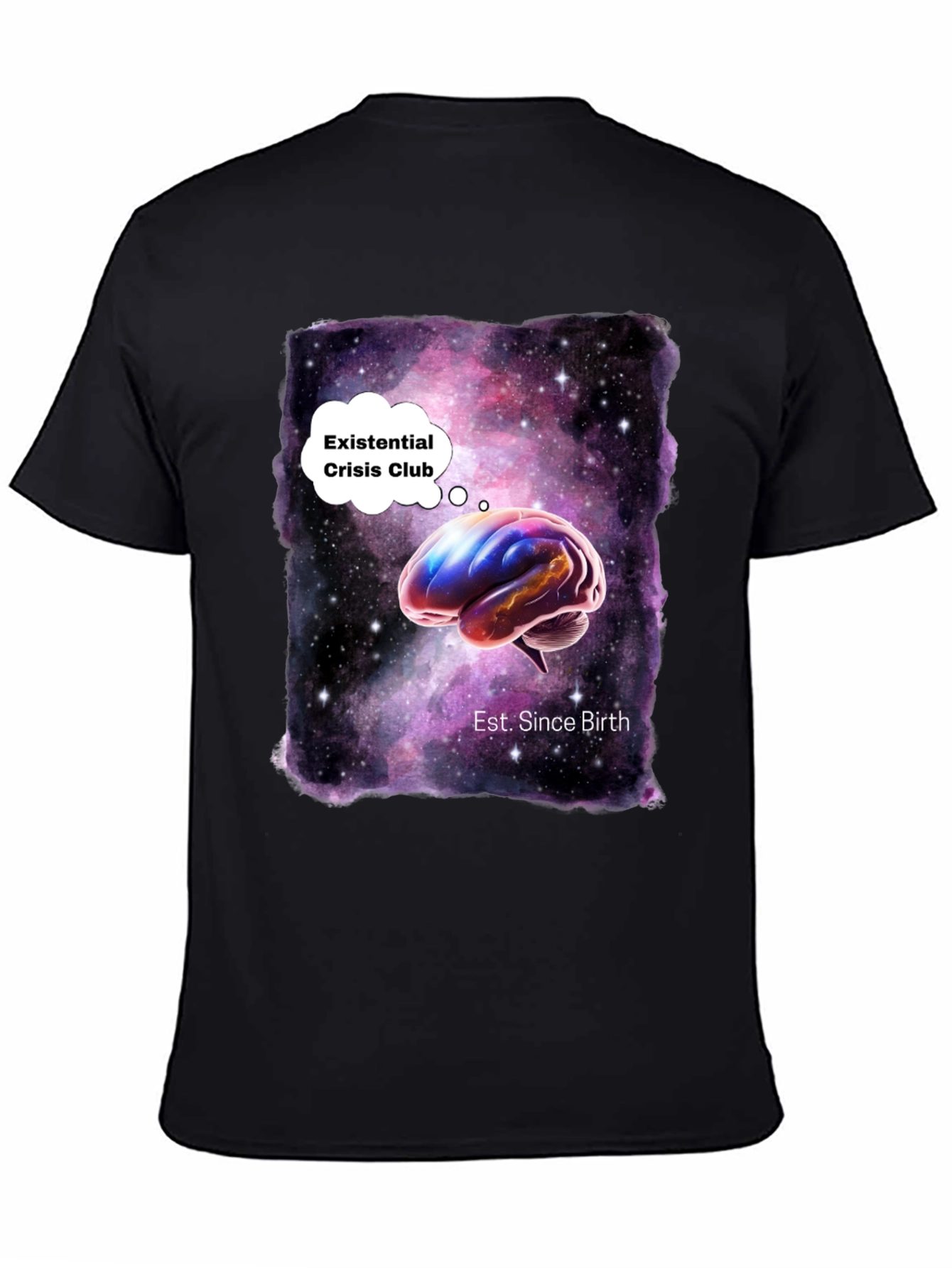 Existential Crisis Club Galaxy Brain T-Shirt