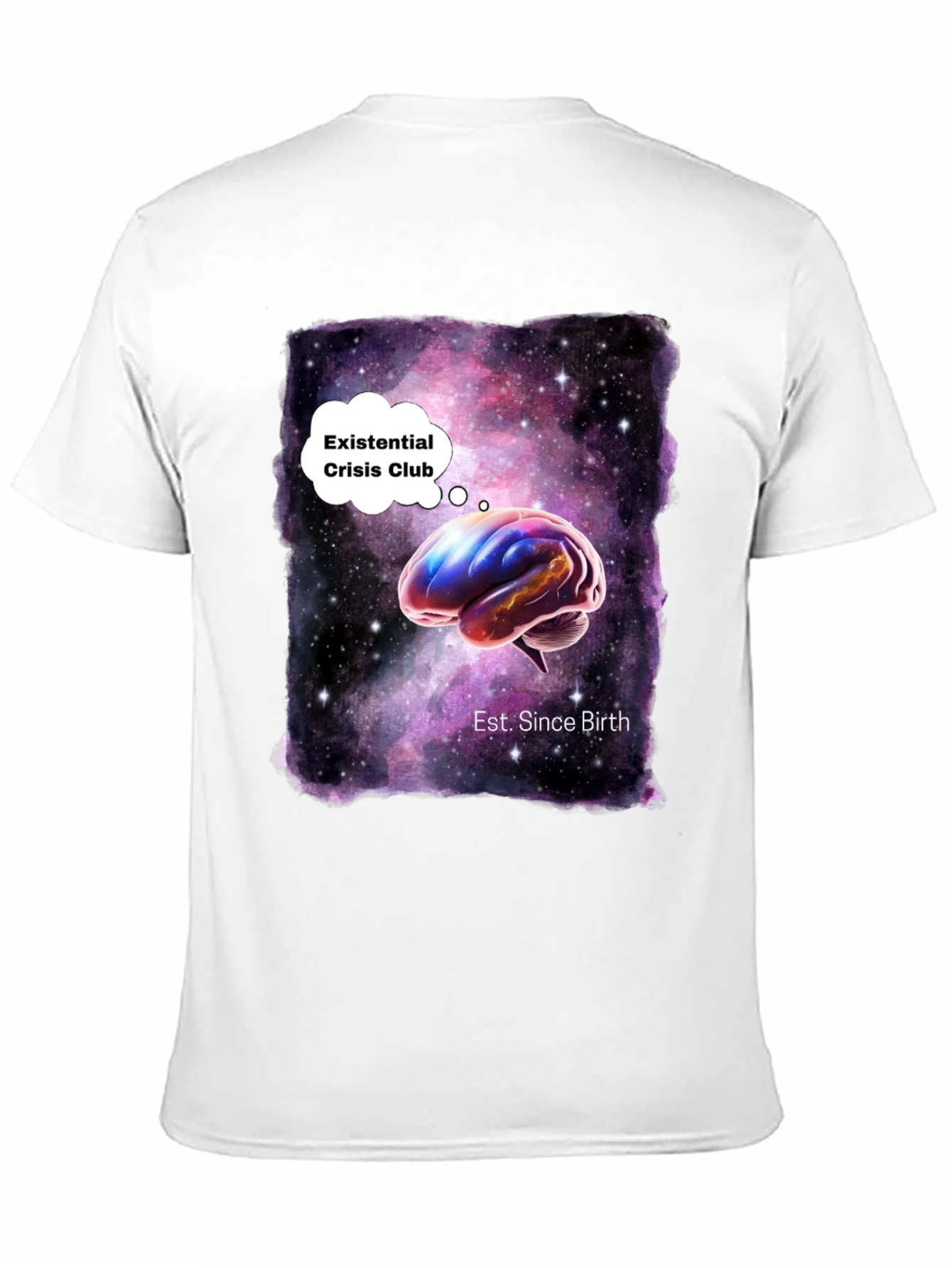 Existential Crisis Club Galaxy Brain T-Shirt