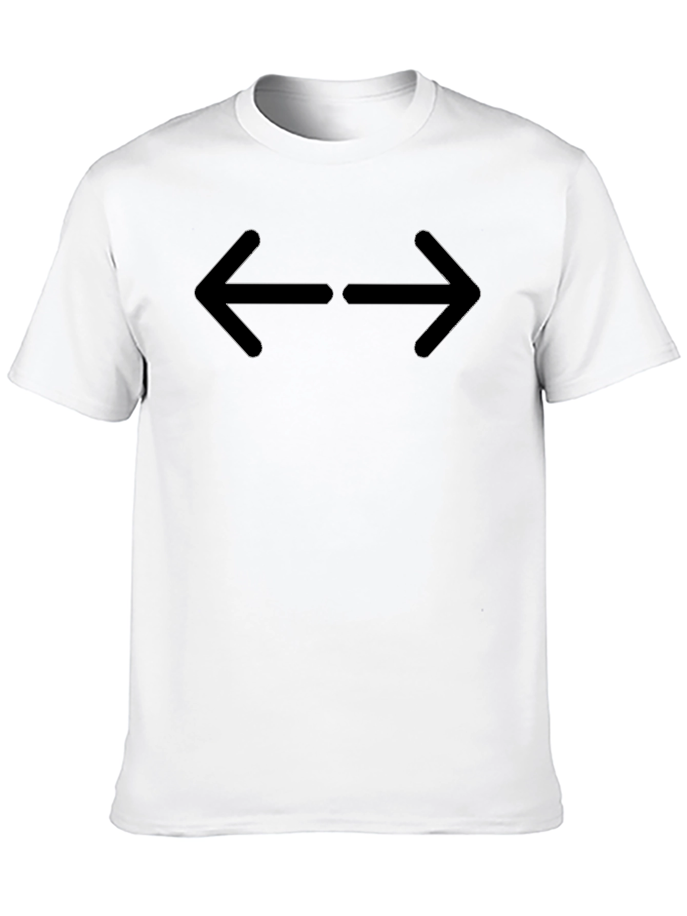 Directional Arrow Graphic Tee - Black