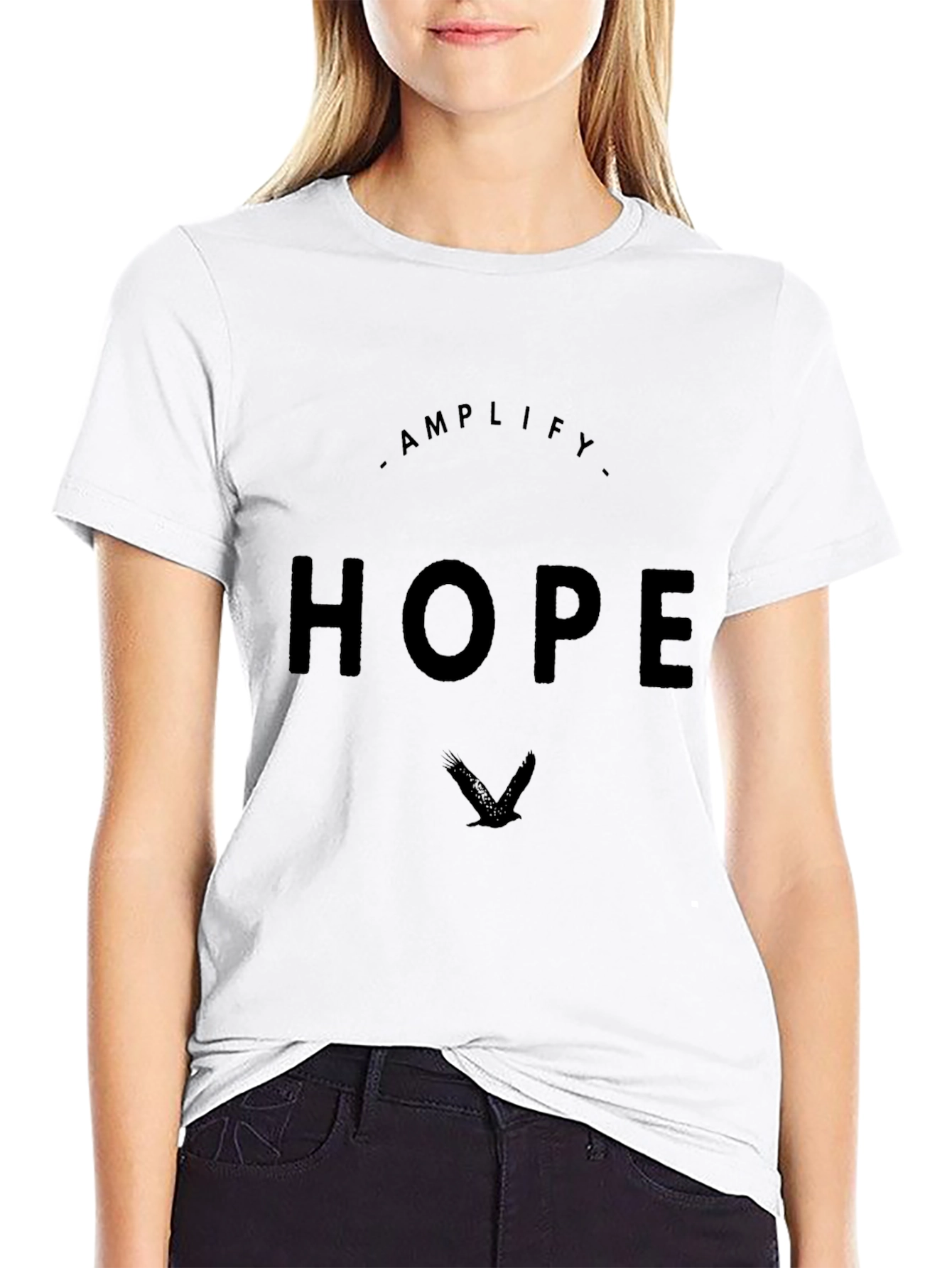Amplify Hope Graphic Print Tee