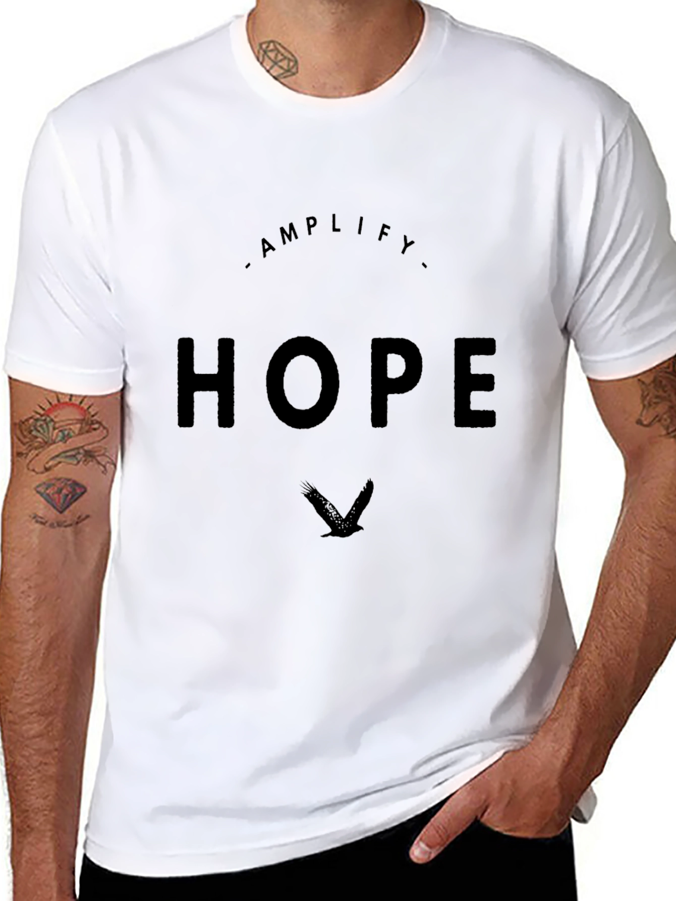 Amplify Hope Graphic Print Tee