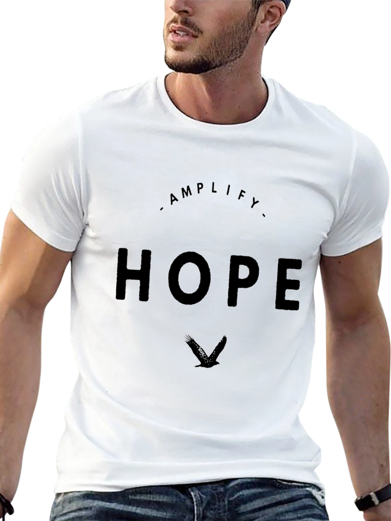 Amplify Hope Graphic Print Tee