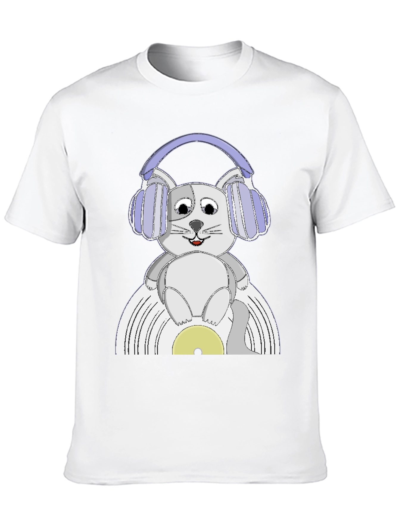 Cat DJ Graphic Tee