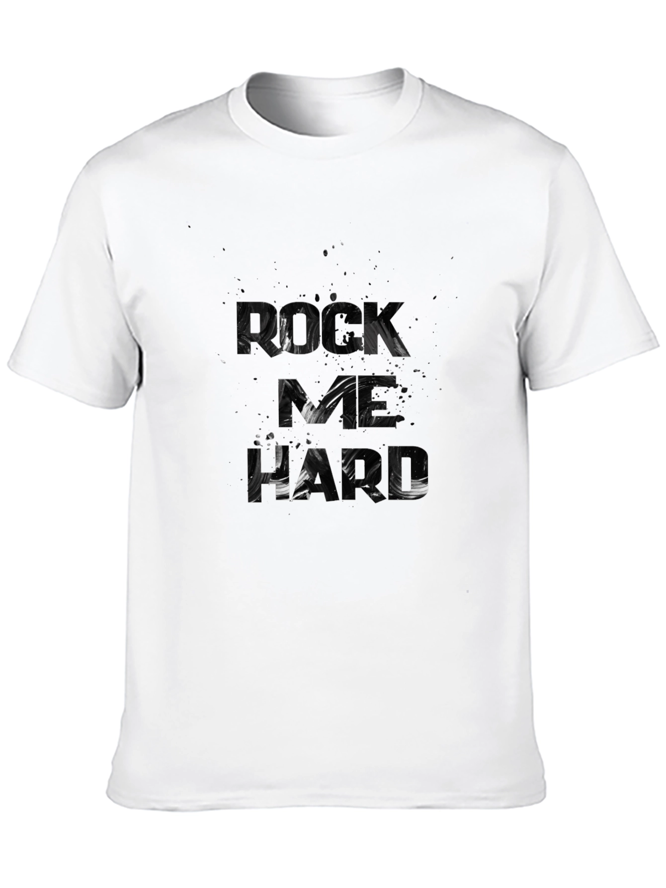 Rock As Hard Black T-Shirt