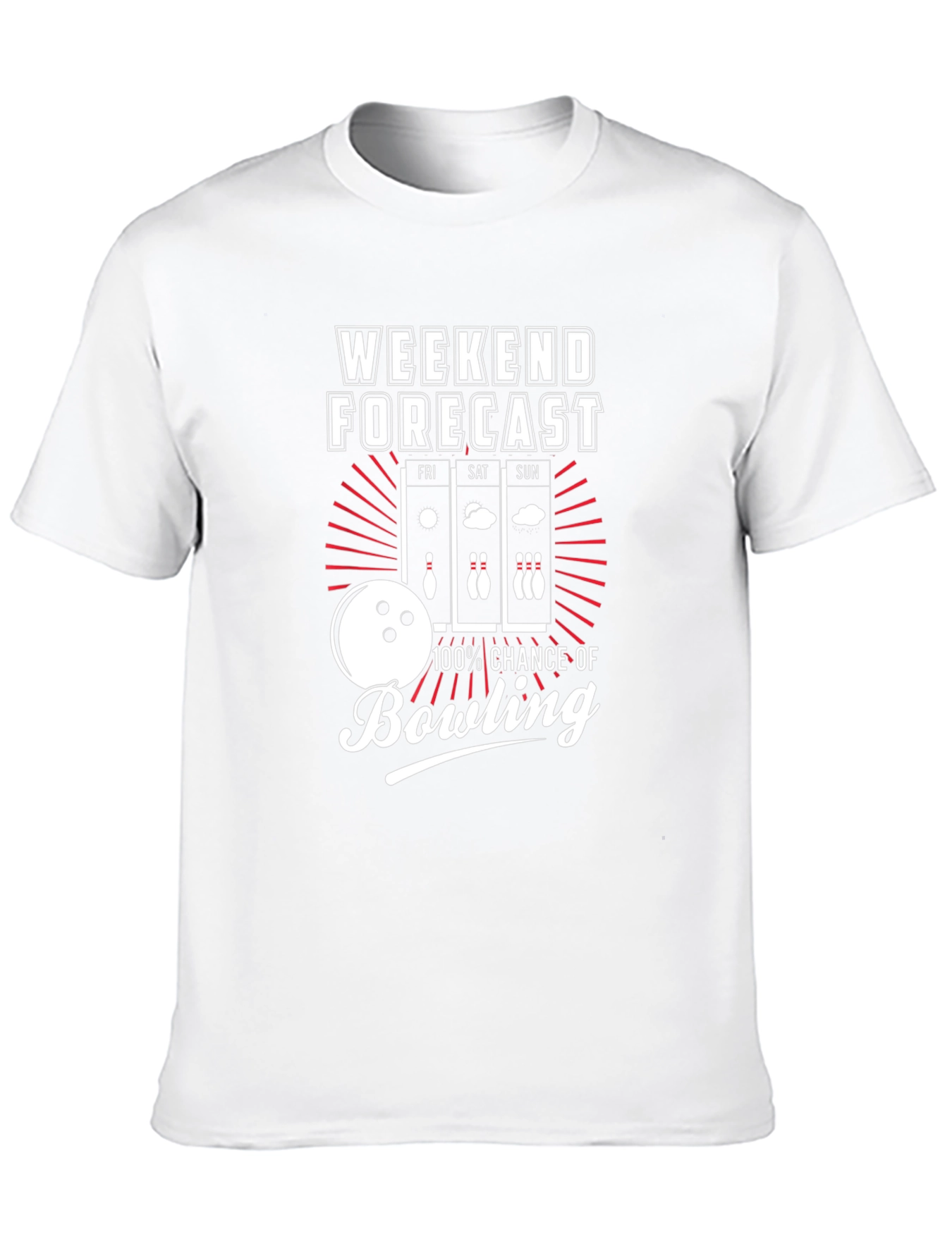 Bowling Weekend Forecast T-Shirt