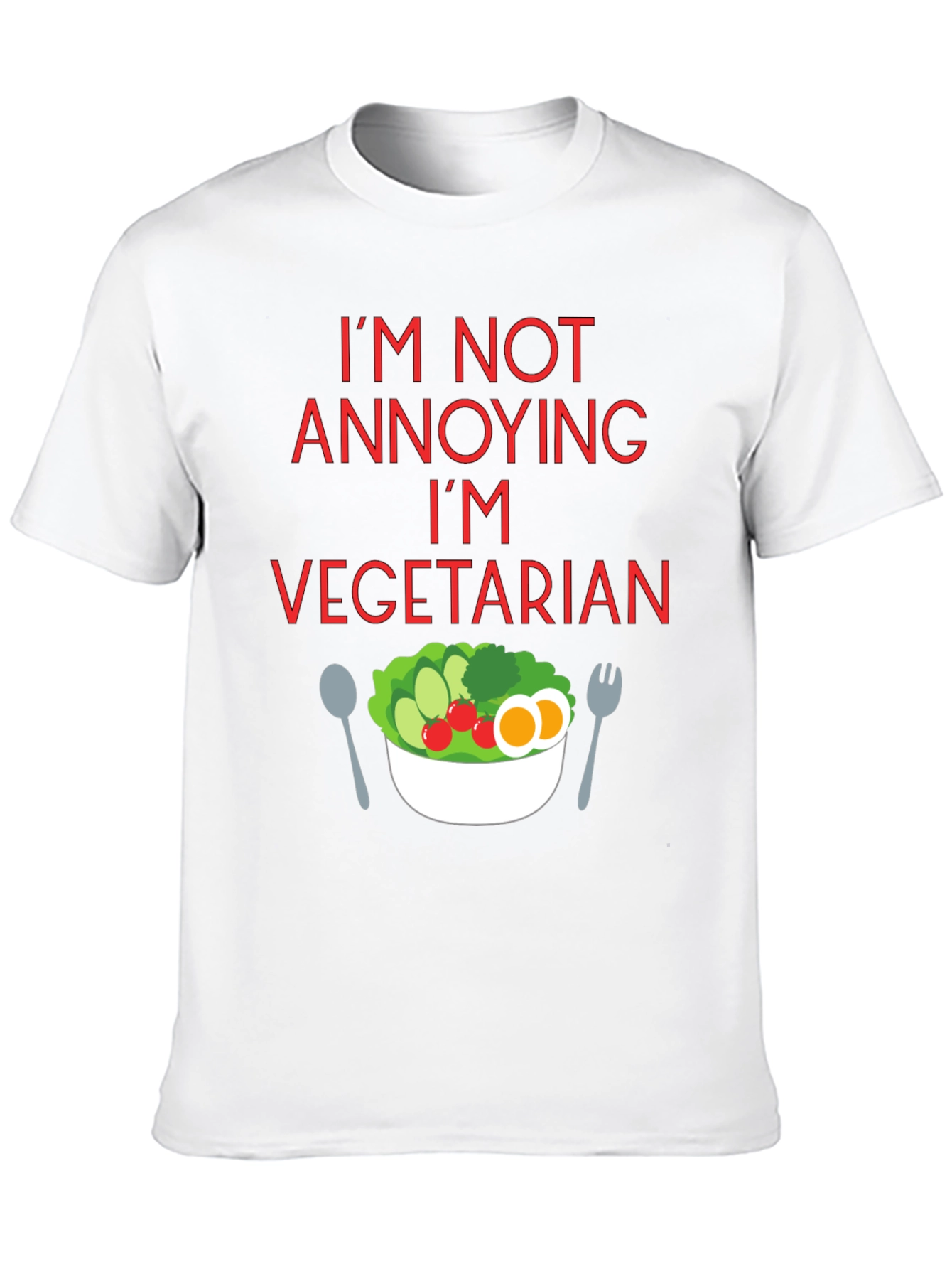 Vegetarian T-Shirt - Funny & Stylish