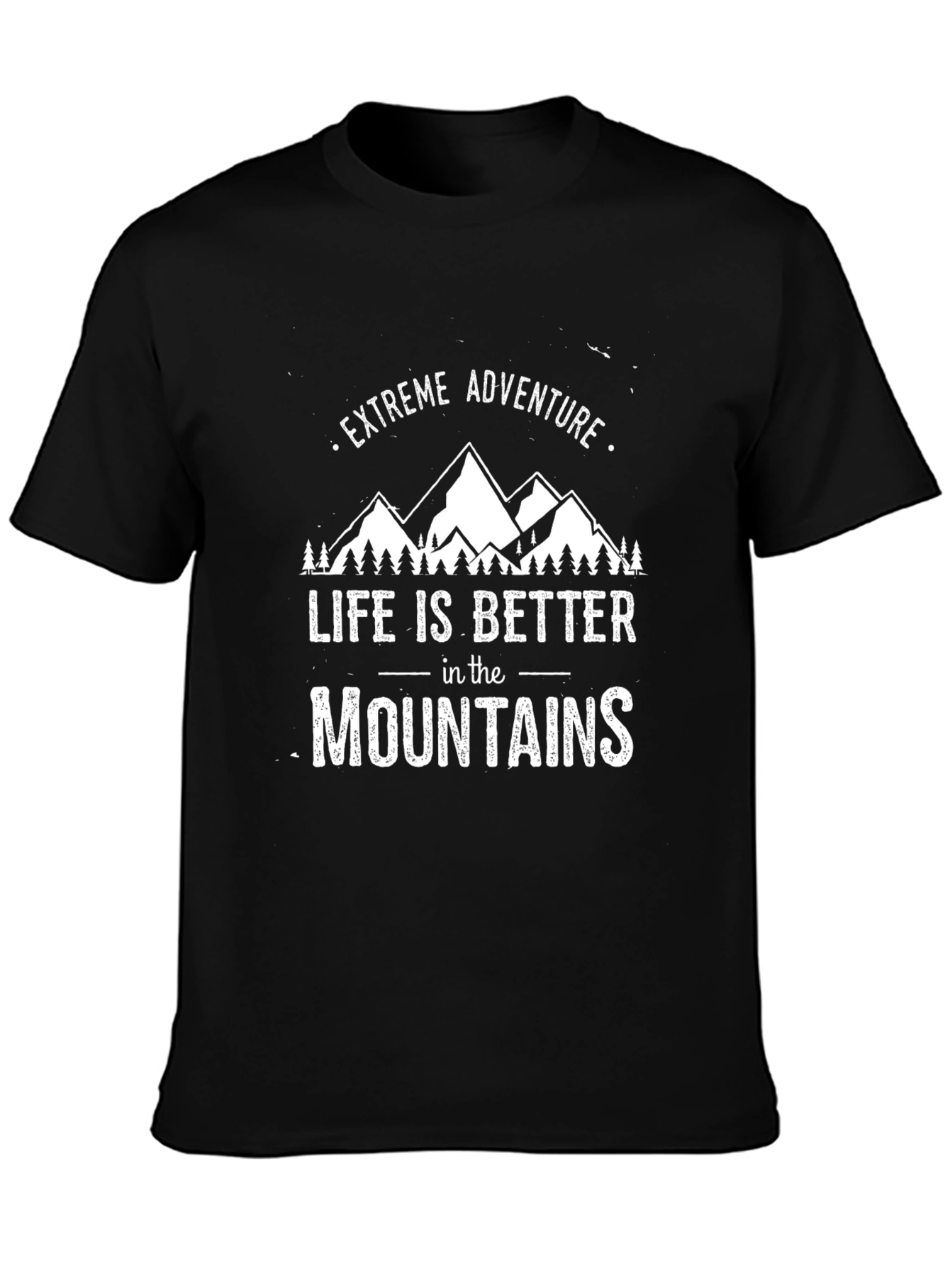 Extreme Adventure Mountain Graphic T-Shirt