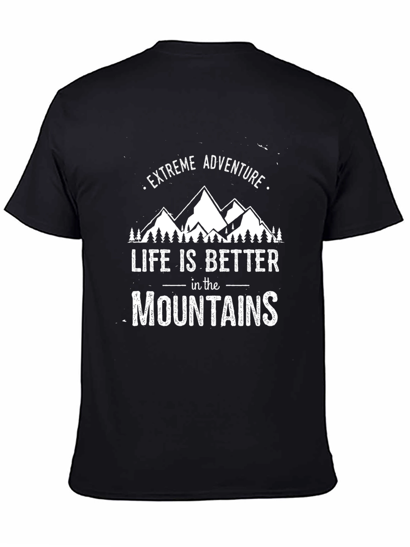 Extreme Adventure Mountain Graphic T-Shirt
