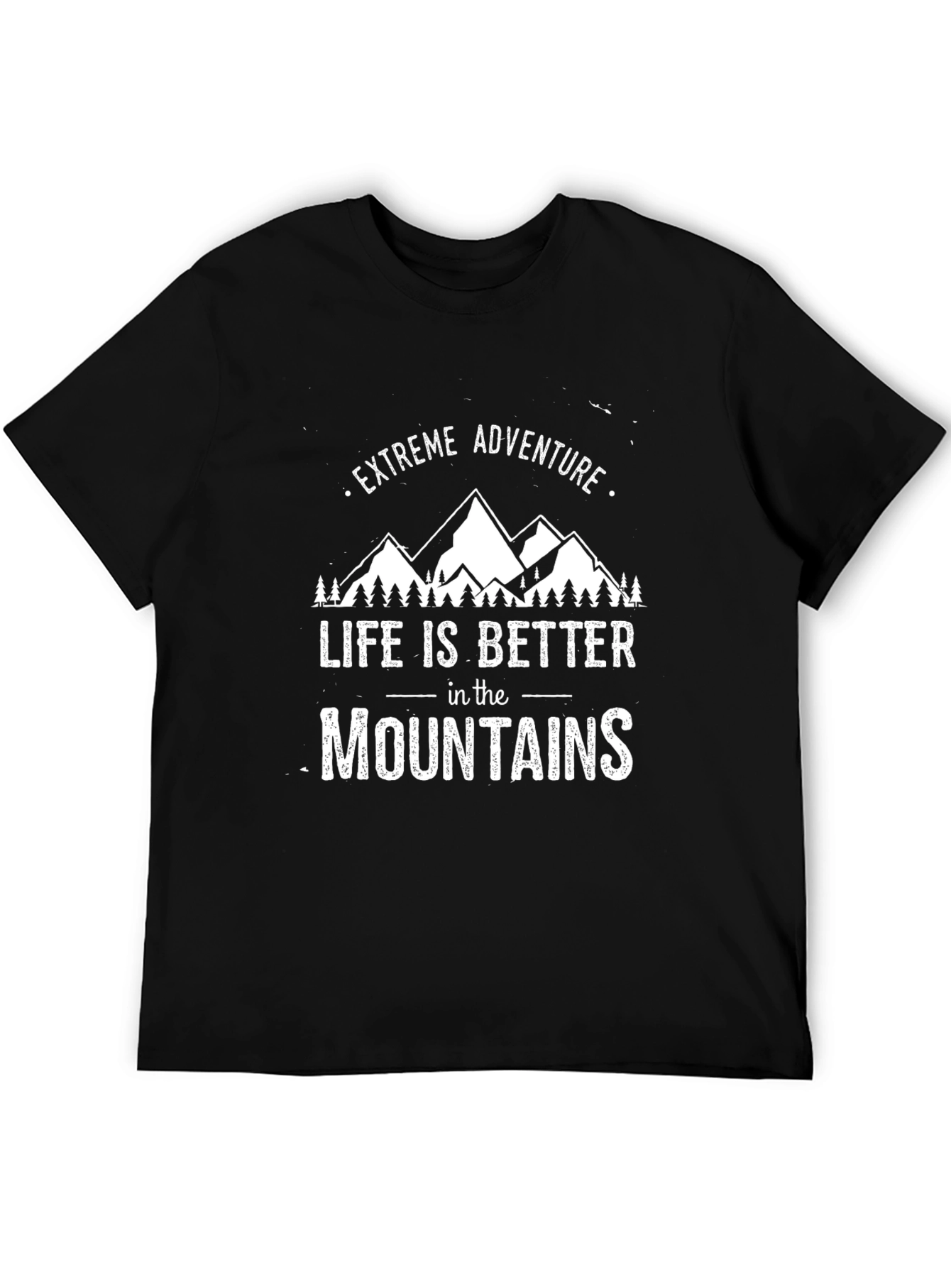Extreme Adventure Mountain Graphic T-Shirt
