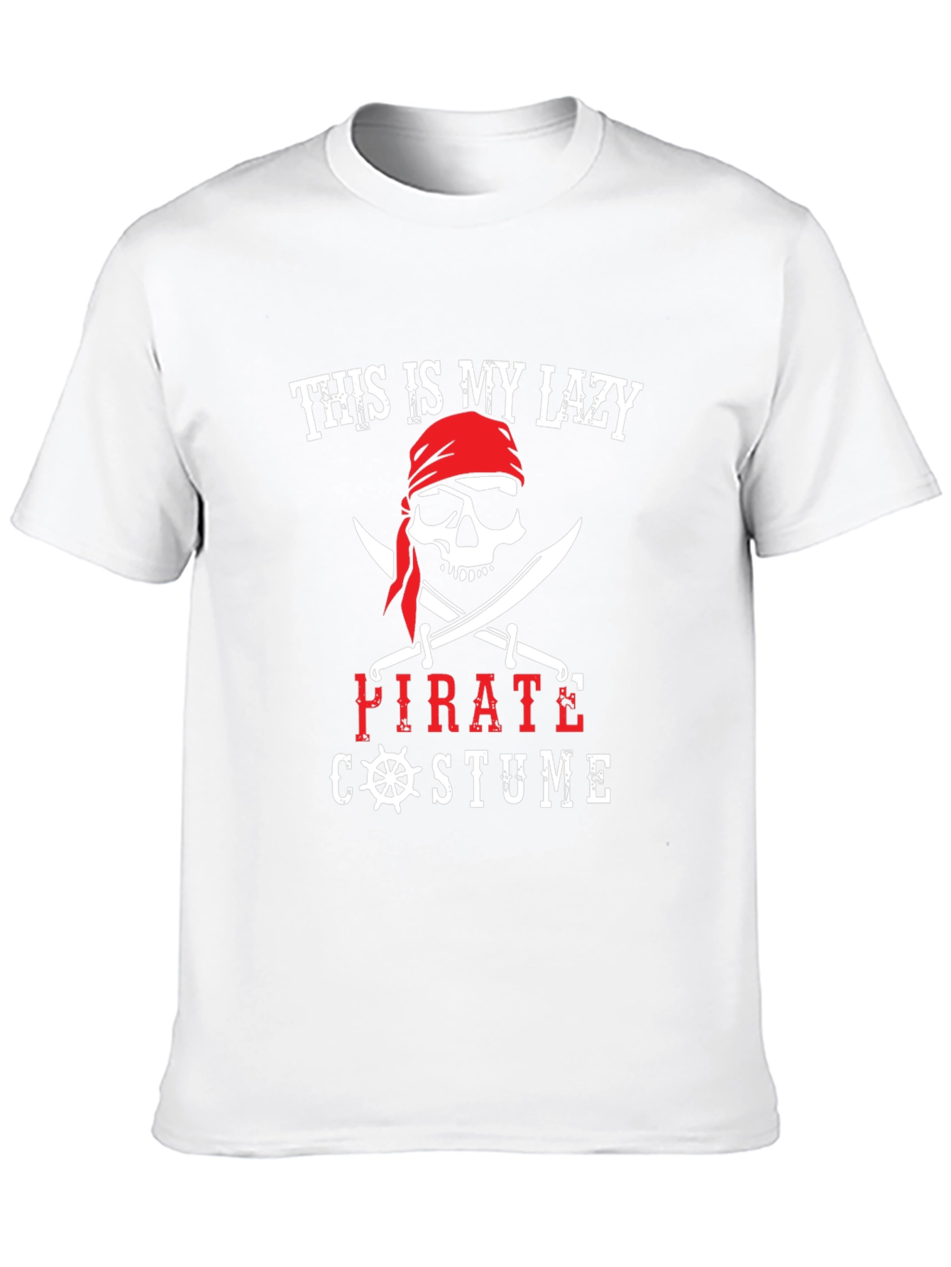 Lazy Pirate Costume T-Shirt