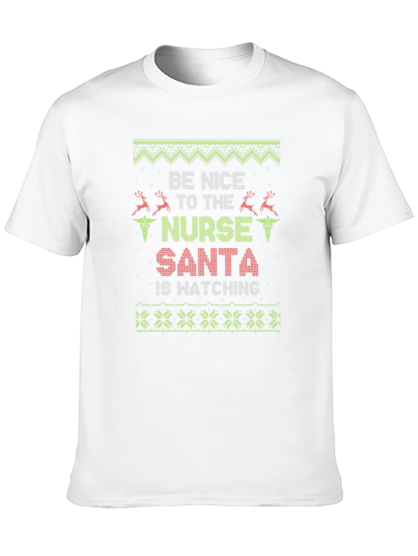 Funny Nurse Christmas Sweater T-Shirt