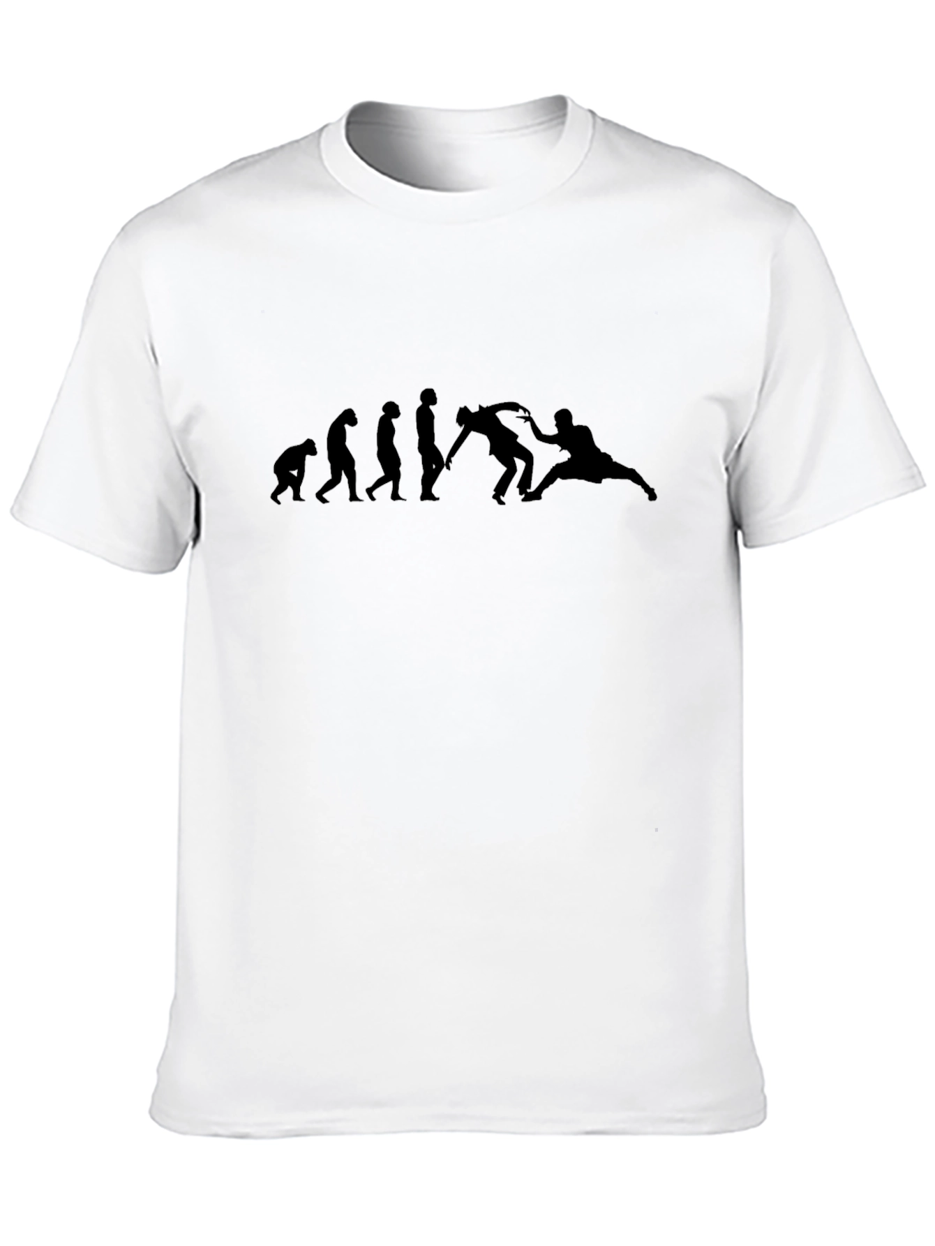 Evolution of Jiu Jitsu Black T-Shirt