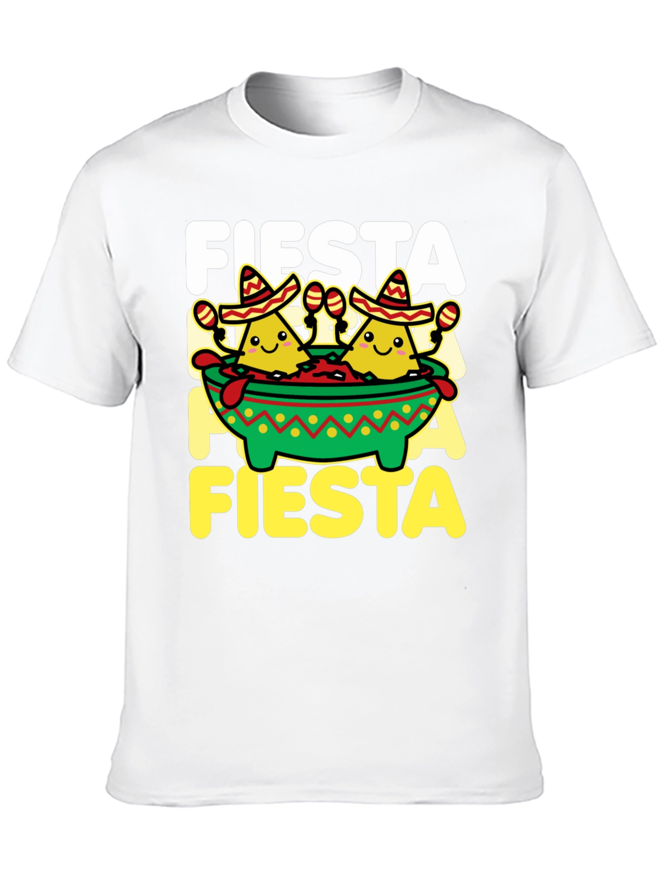 Fiesta T-Shirt Nacho Sombrero Cinco de Mayo