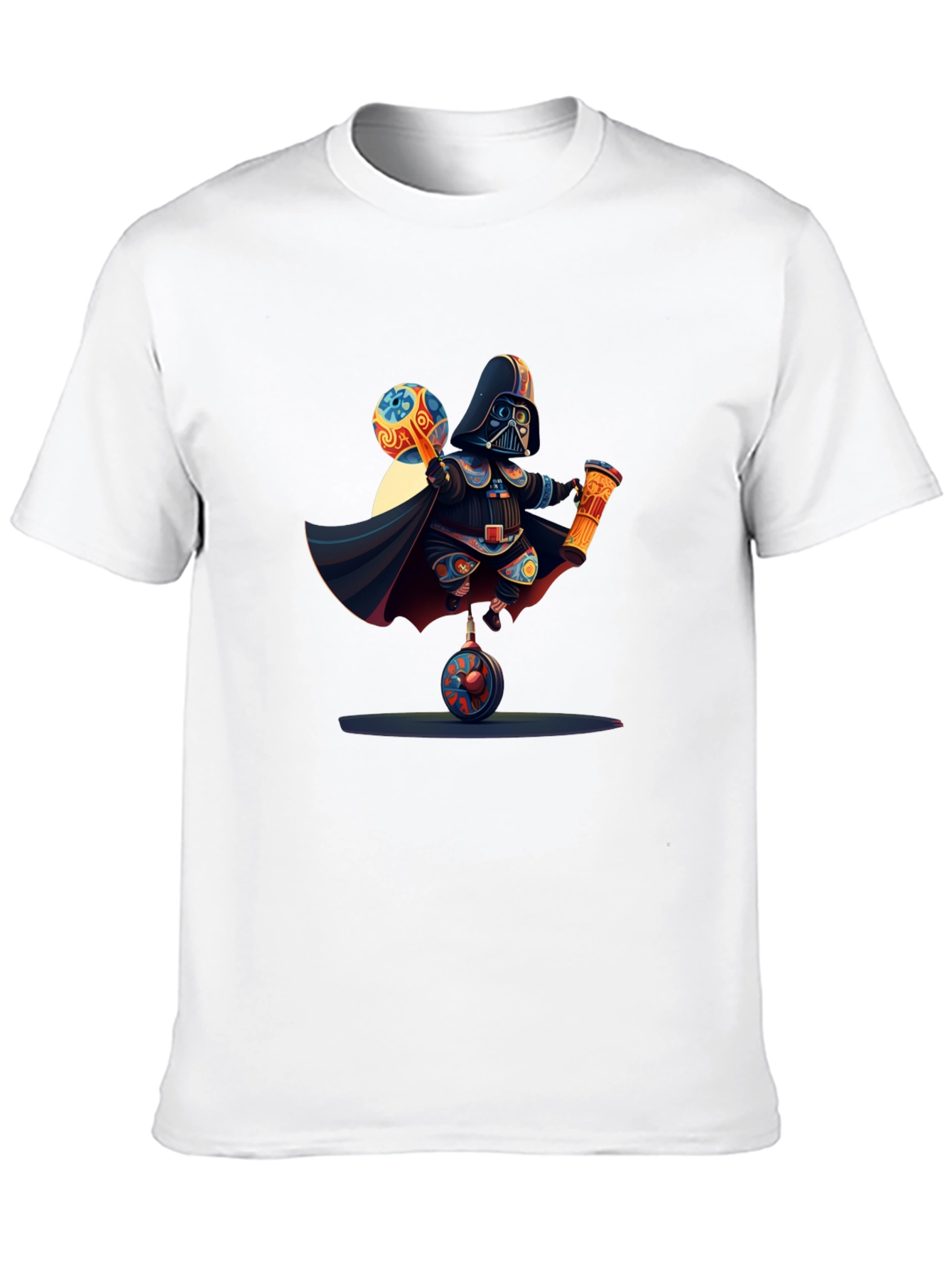 Darth Vader Unicycle T-Shirt - Black