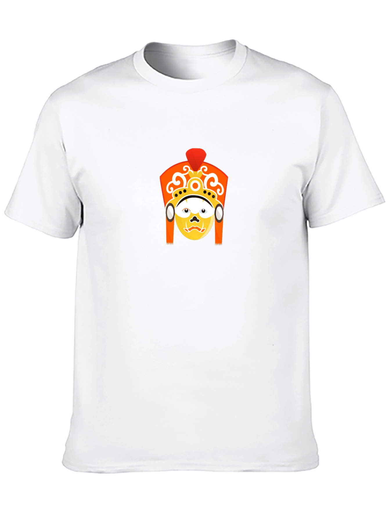 Graphic T-Shirt: Kathmandu Mask Design - Black