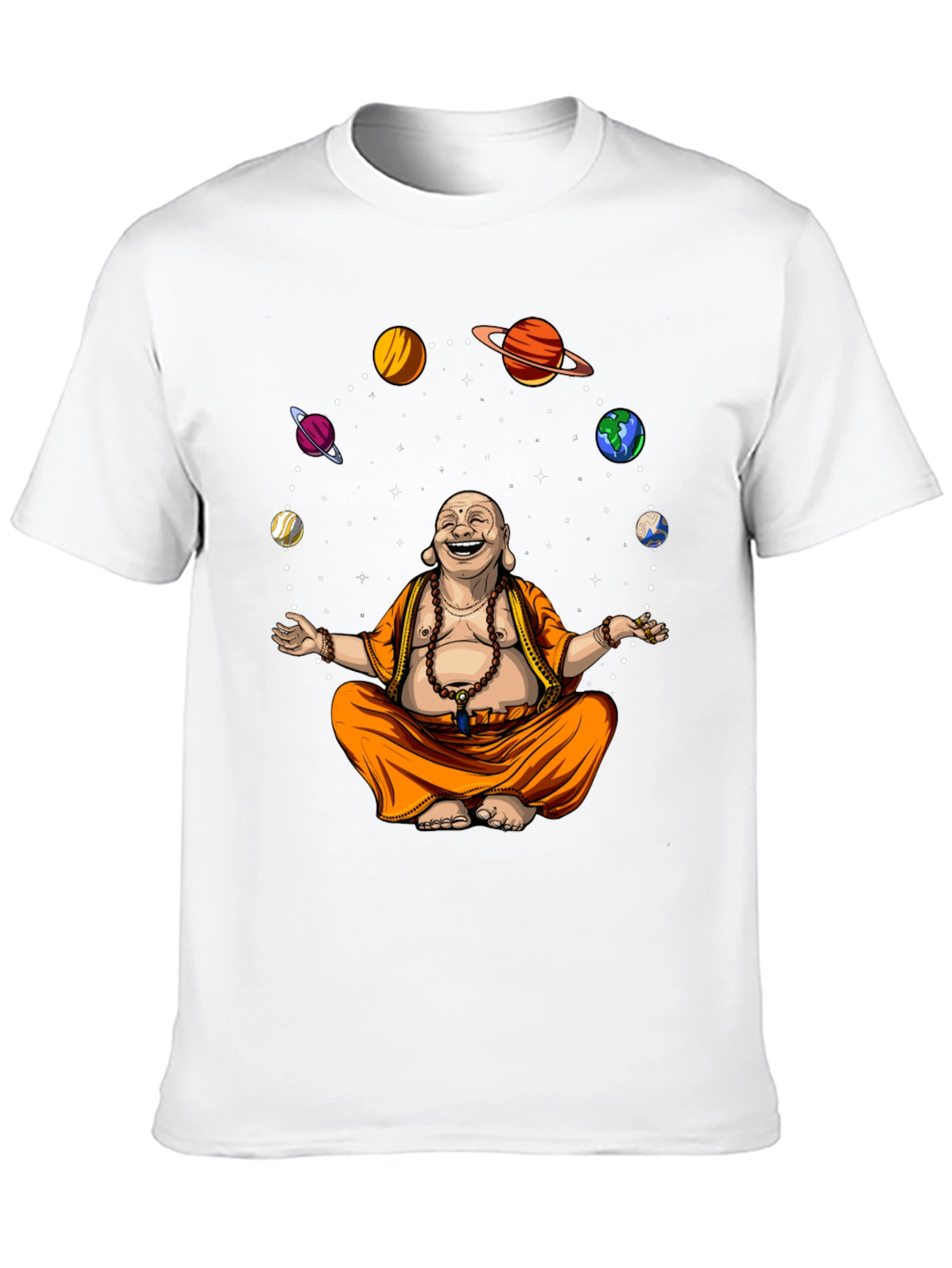 Buddha Orbit T-Shirt - Meditating in Space