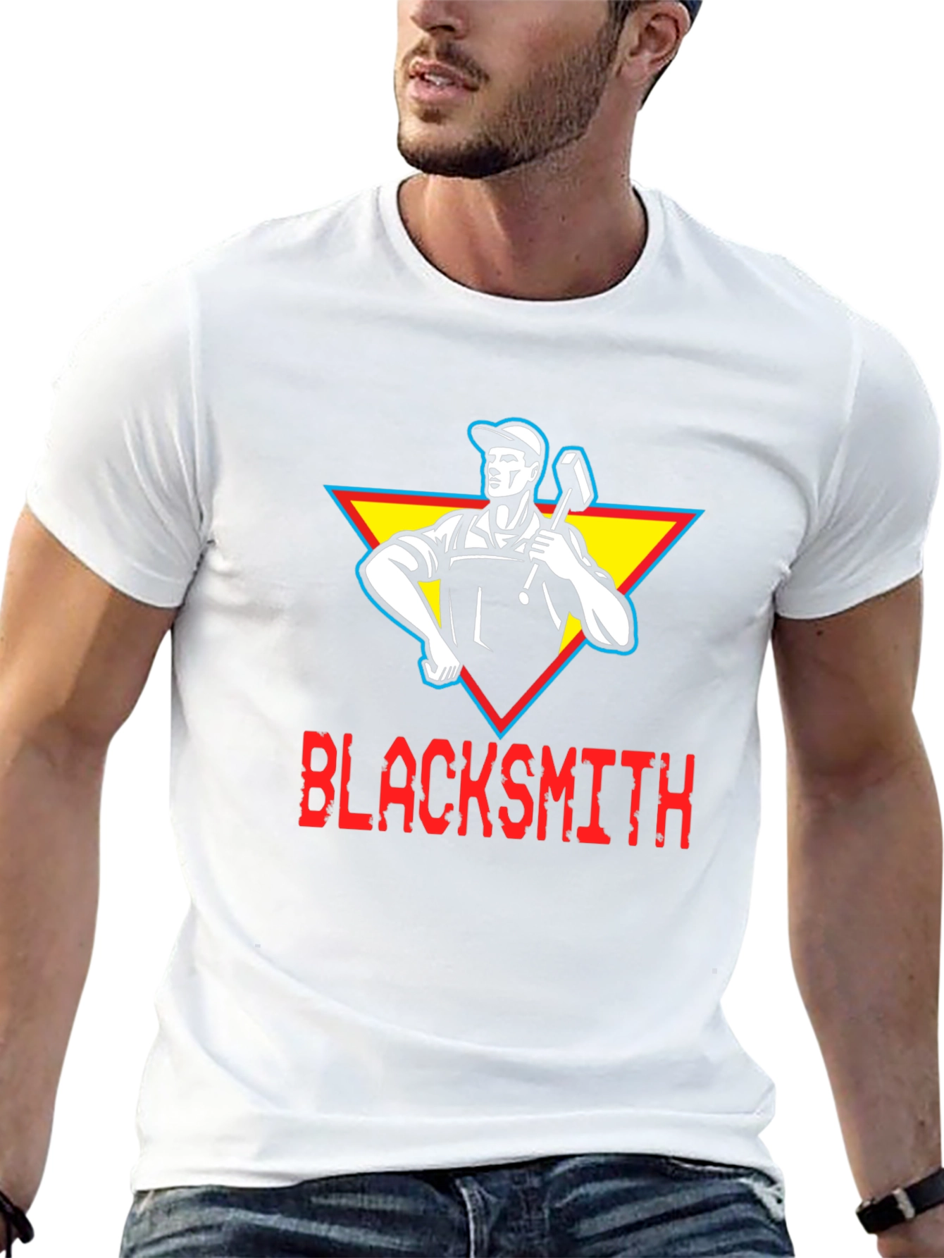 Blacksmith Graphic Tee - Retro Style