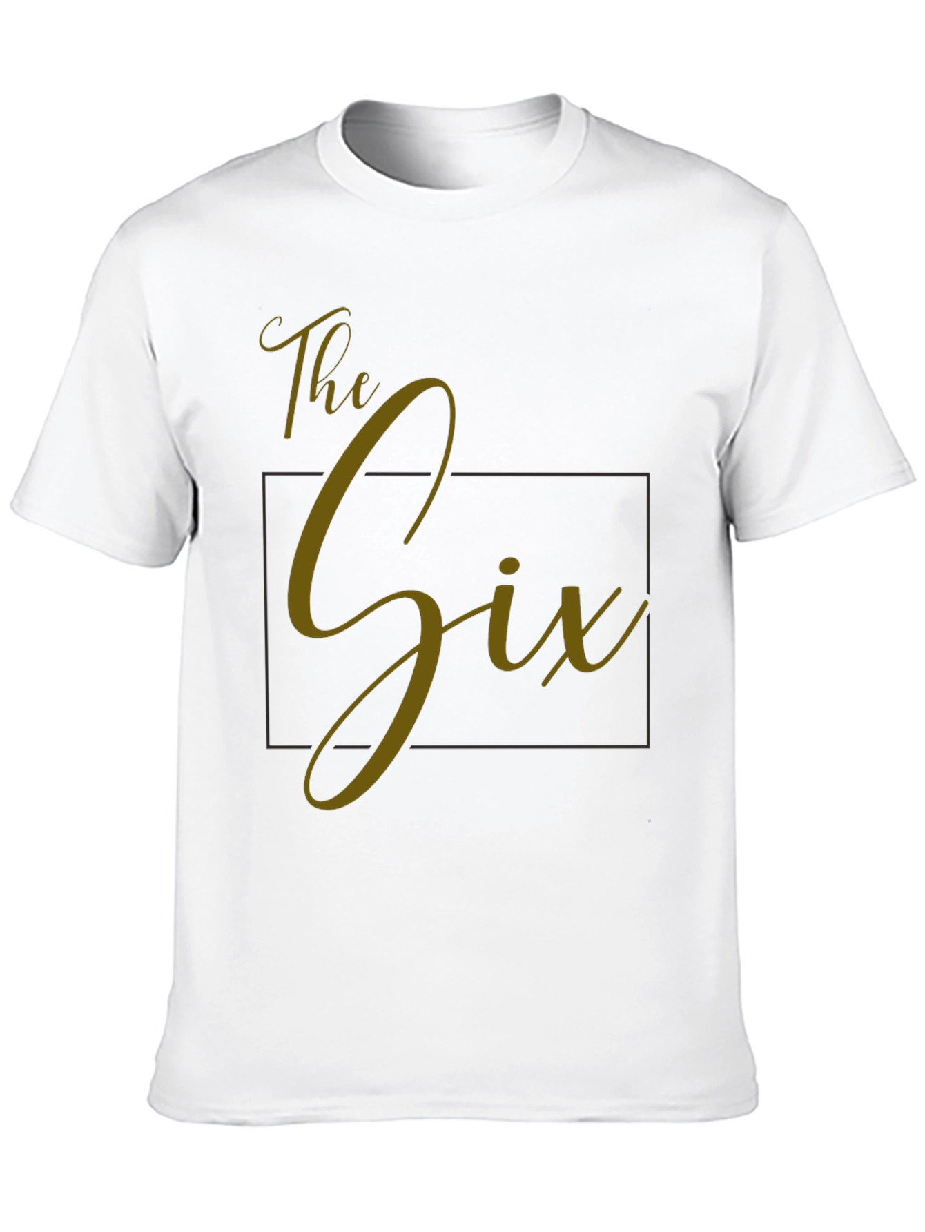 The Six Graphic Tee - Stylish Black T-Shirt