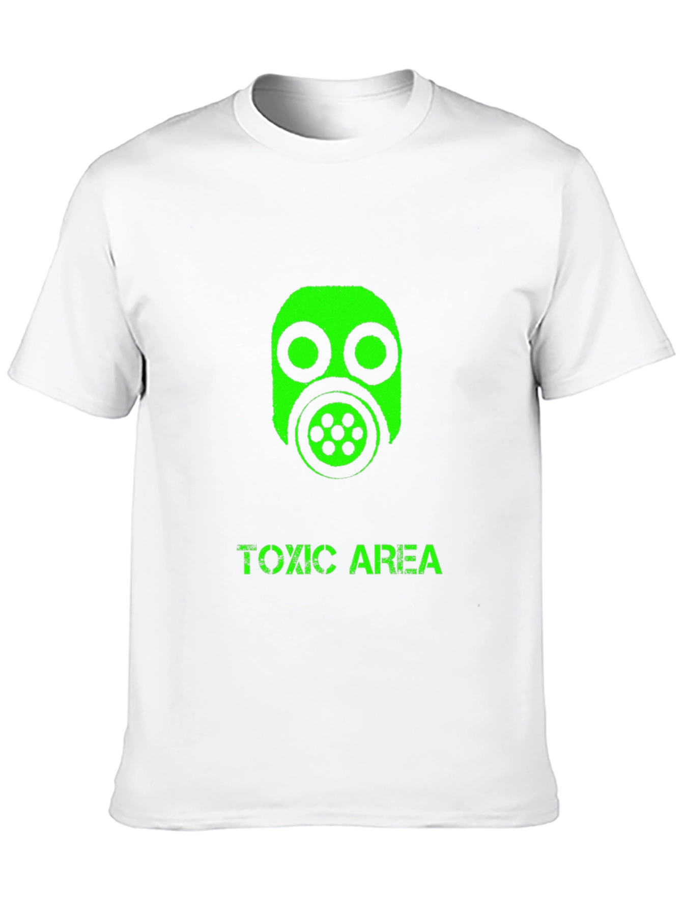 Toxic Area Graphic Tee - Black Cotton T-Shirt