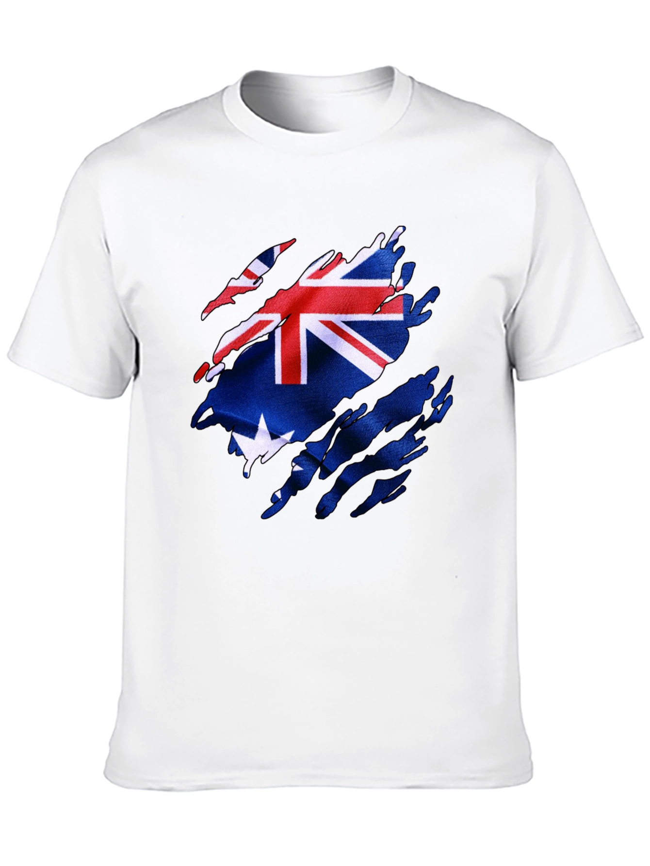 Distressed Australian Flag Graphic Tee