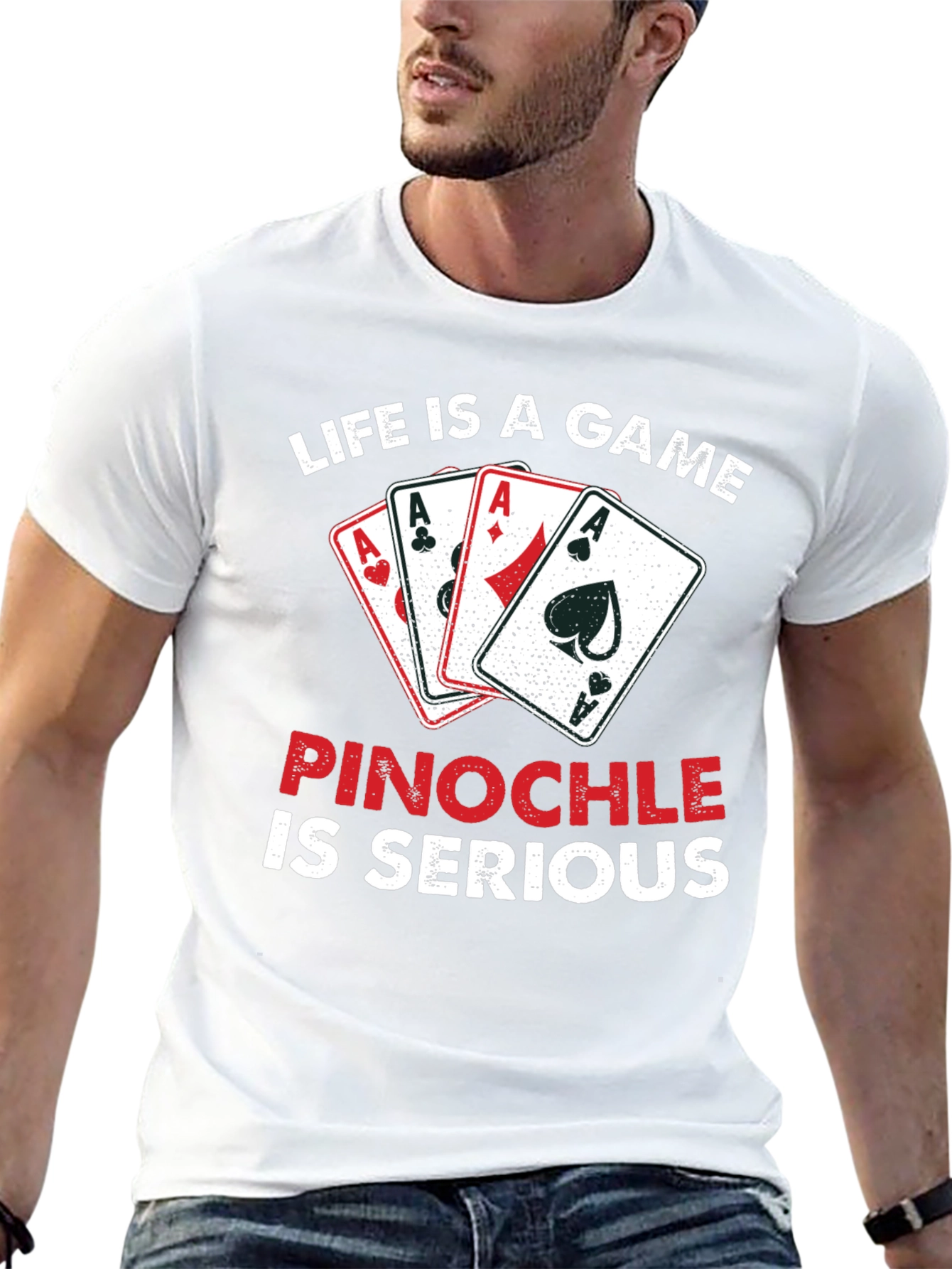 Life is a Game Pinochle T-Shirt